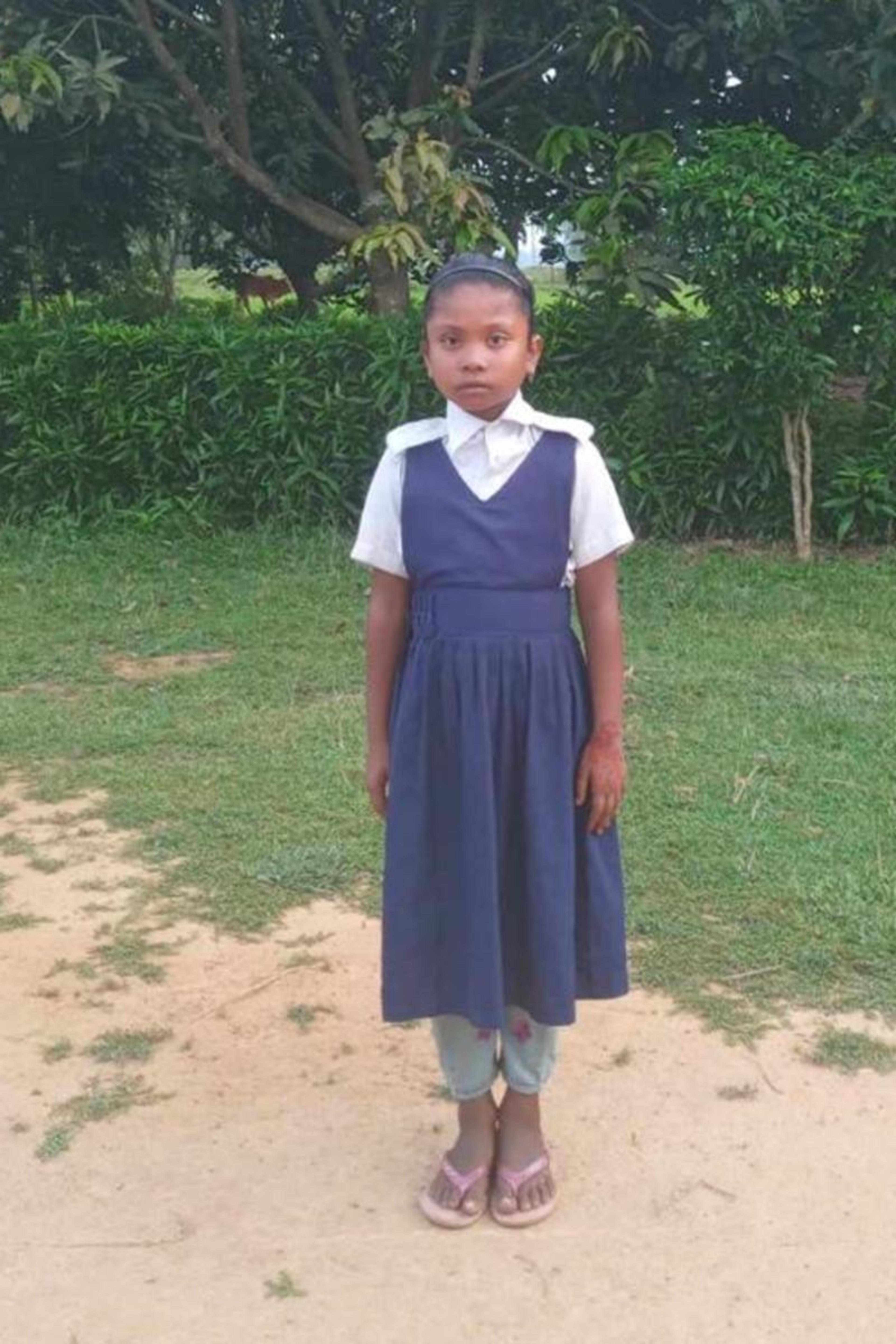 An unsponsored girl named Boishaki from Bangladesh who is vulnerable to exploitation and has waited 558 days for a sponsor.