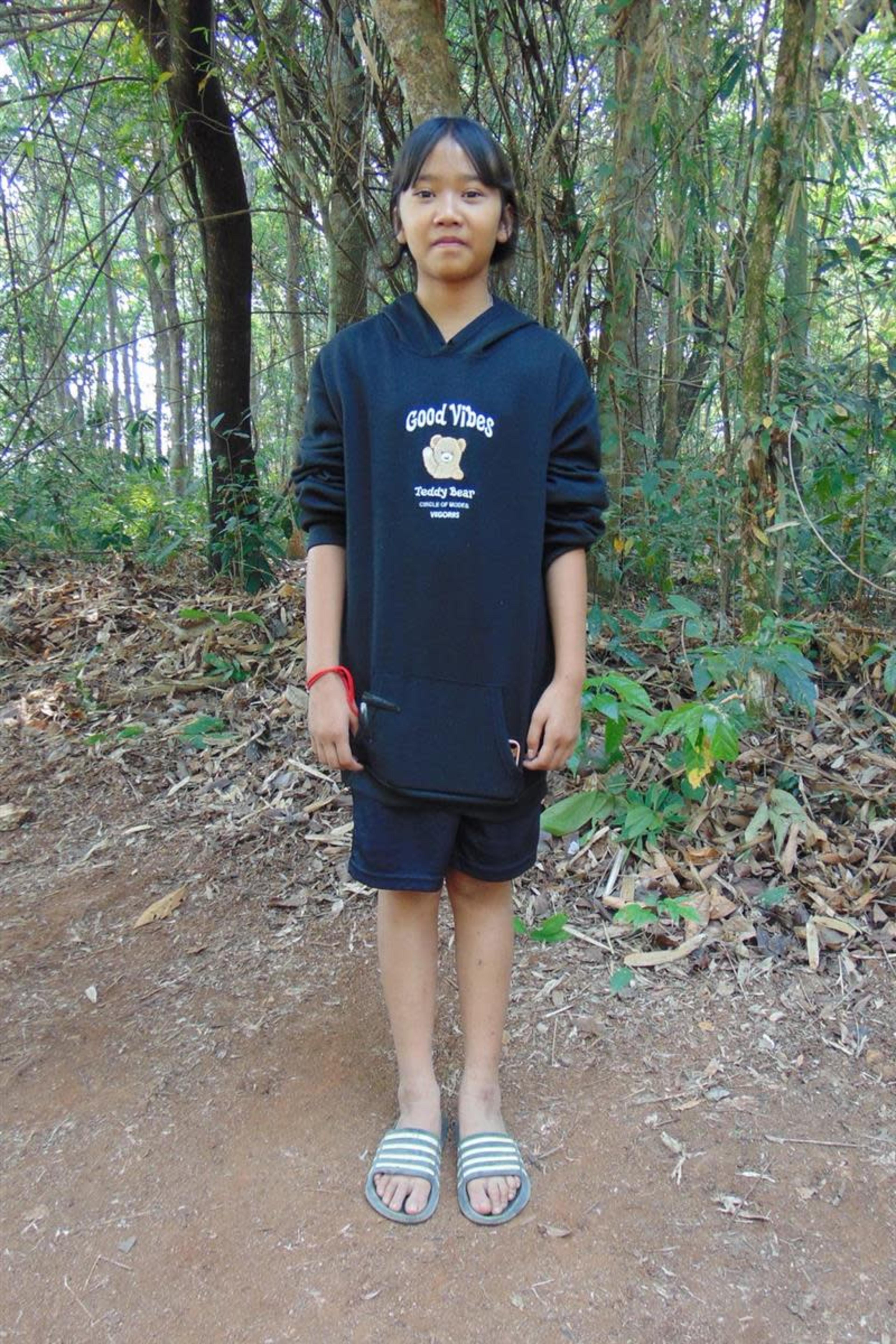 An unsponsored girl named Porng from Thailand who has waited 73 days for a sponsor.
