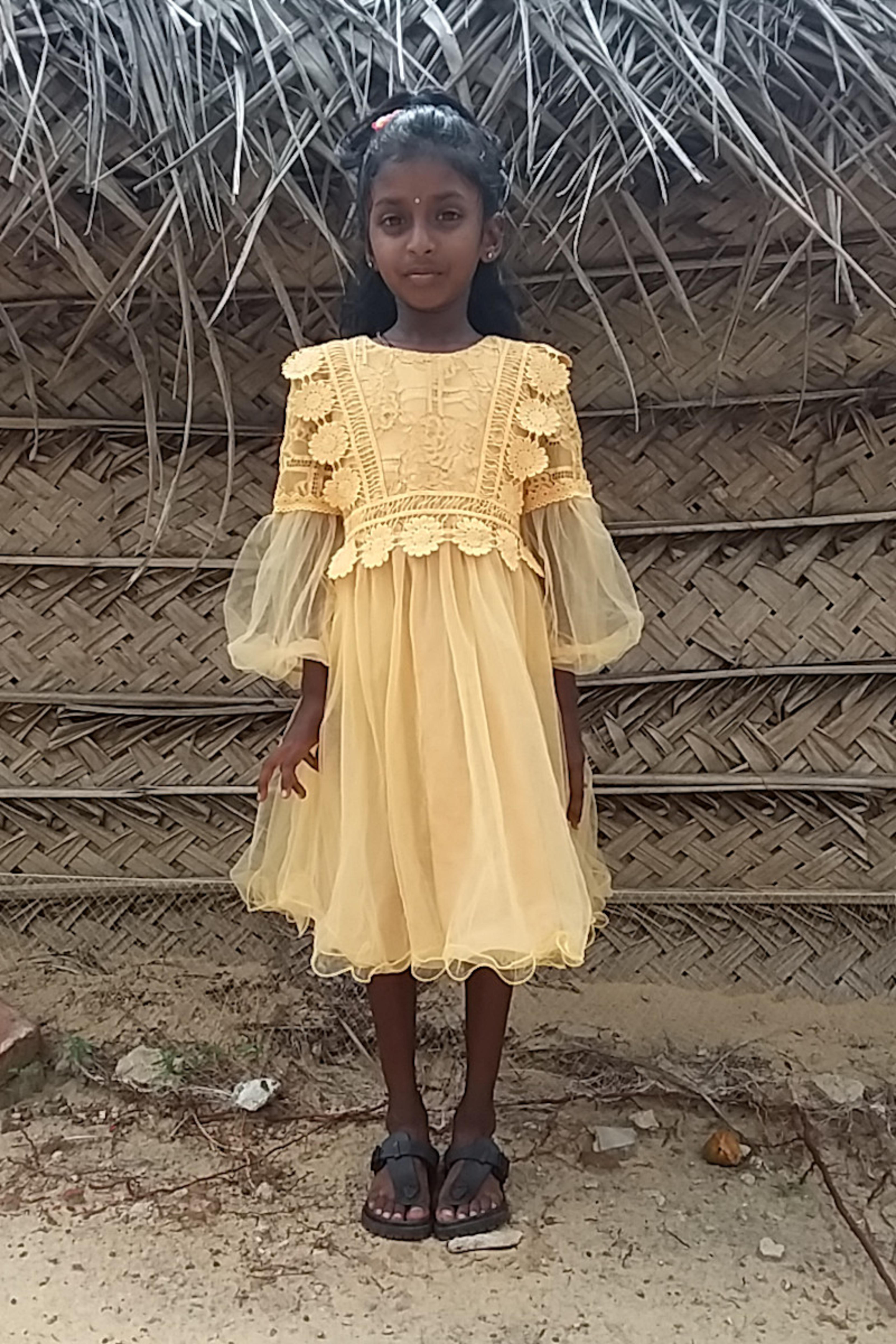 An unsponsored girl named Rakshika from Sri Lanka who has waited 534 days for a sponsor.