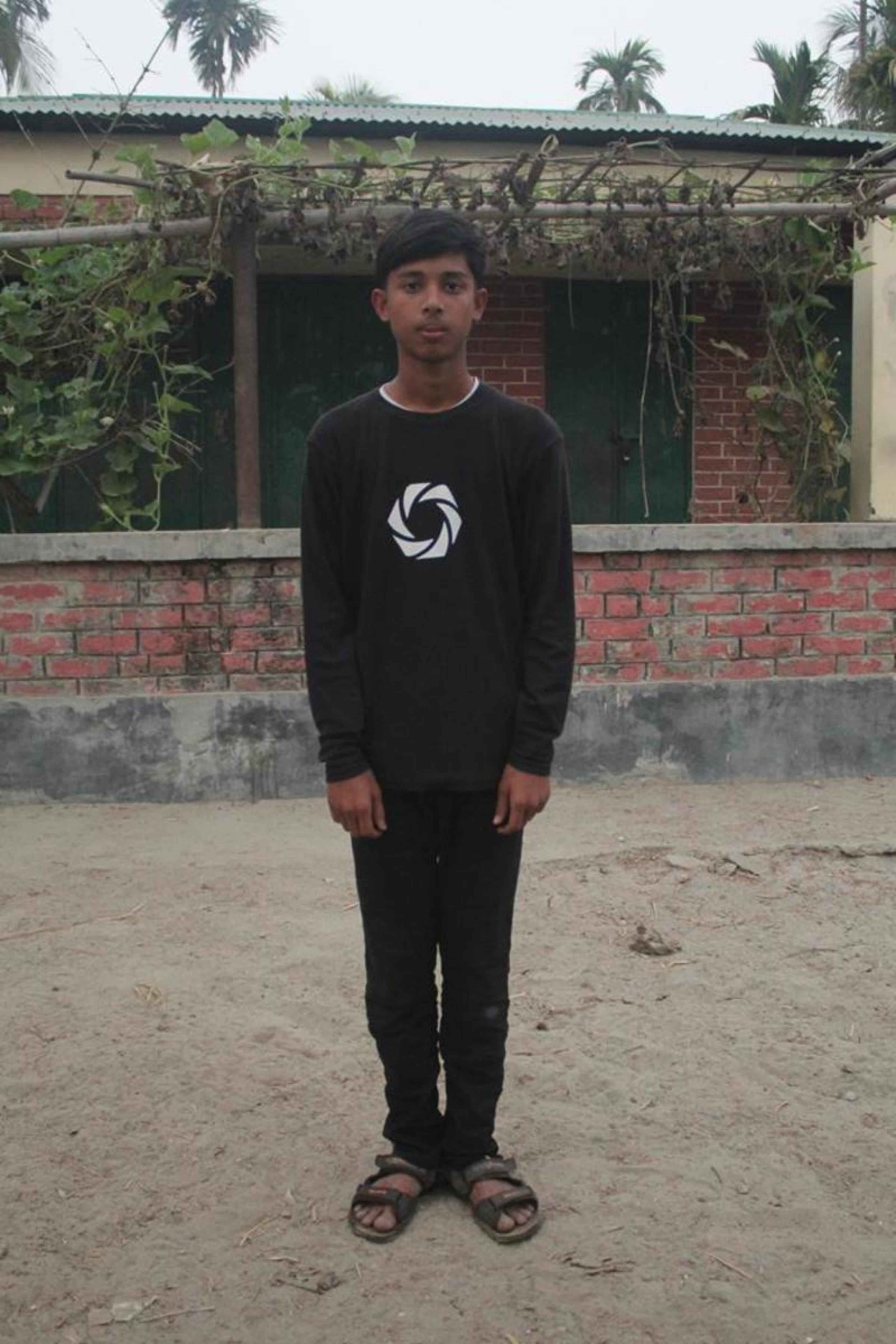 An unsponsored boy named Joy from Bangladesh who is vulnerable to exploitation and has waited 344 days for a sponsor.