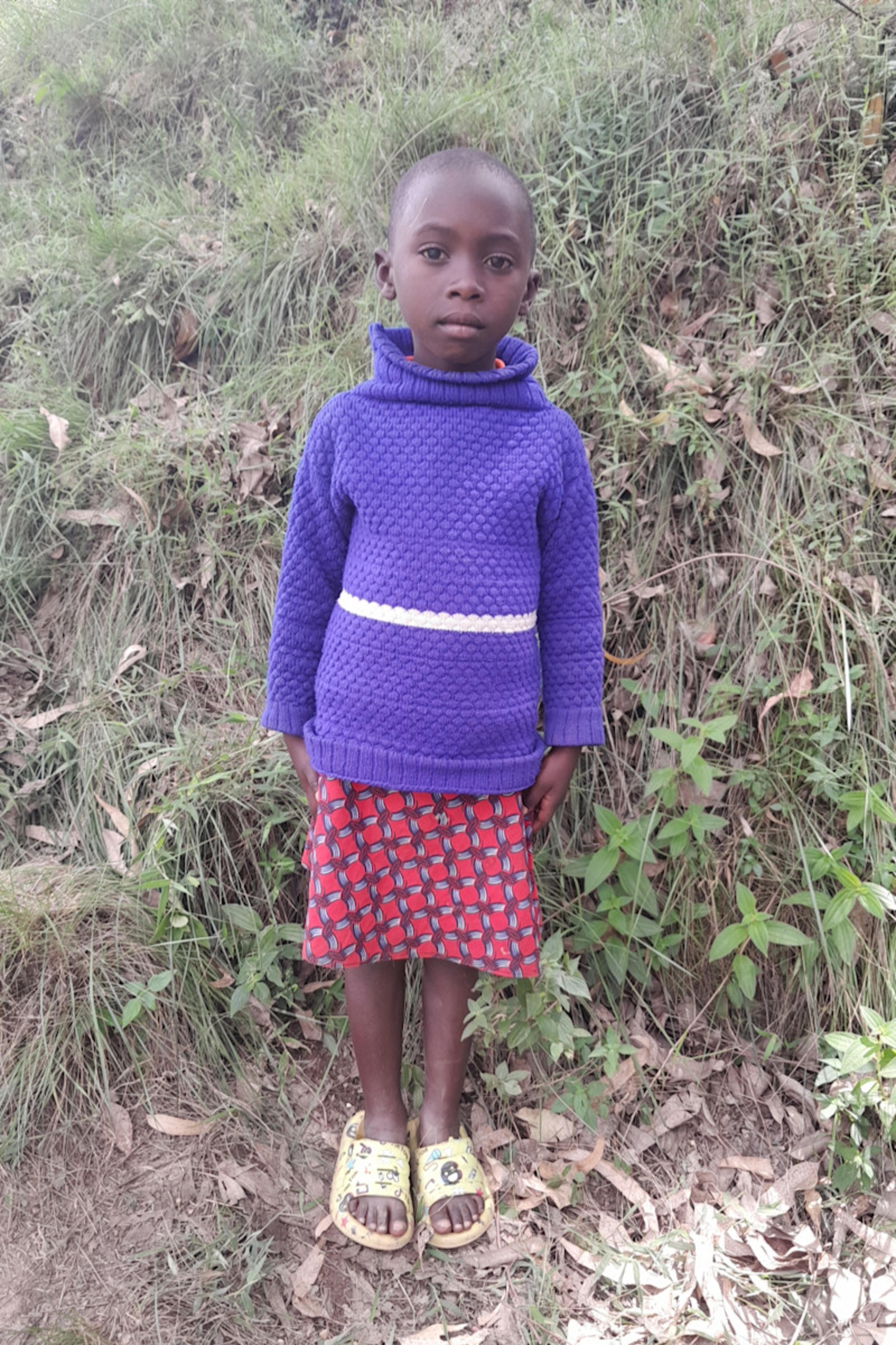 An unsponsored girl named Marie Ange from Rwanda who lives in an AIDS-affected area, is vulnerable to exploitation and has waited 301 days for a sponsor.