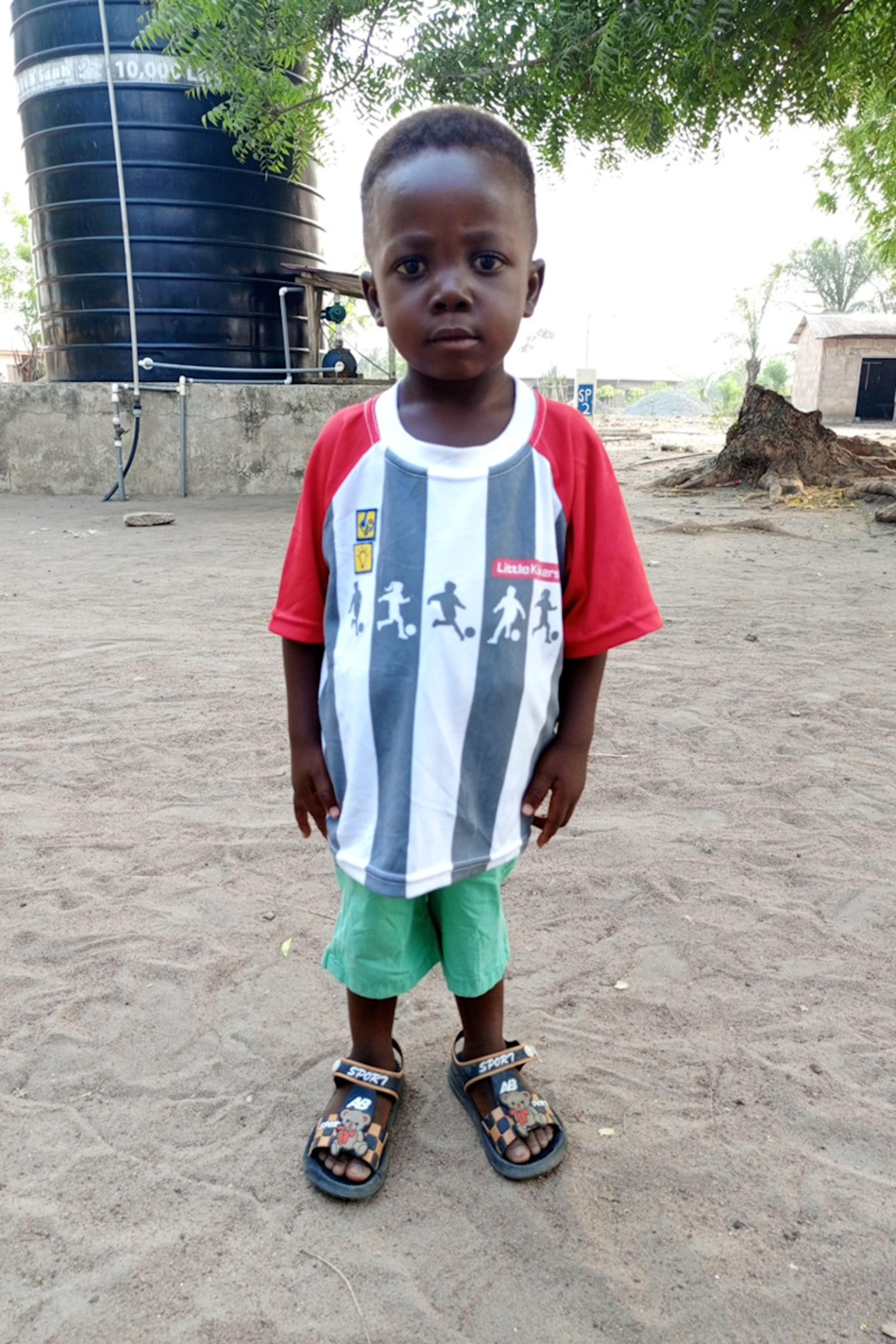 An unsponsored boy named Yao from Ghana who lives in an AIDS-affected area and has waited 266 days for a sponsor.