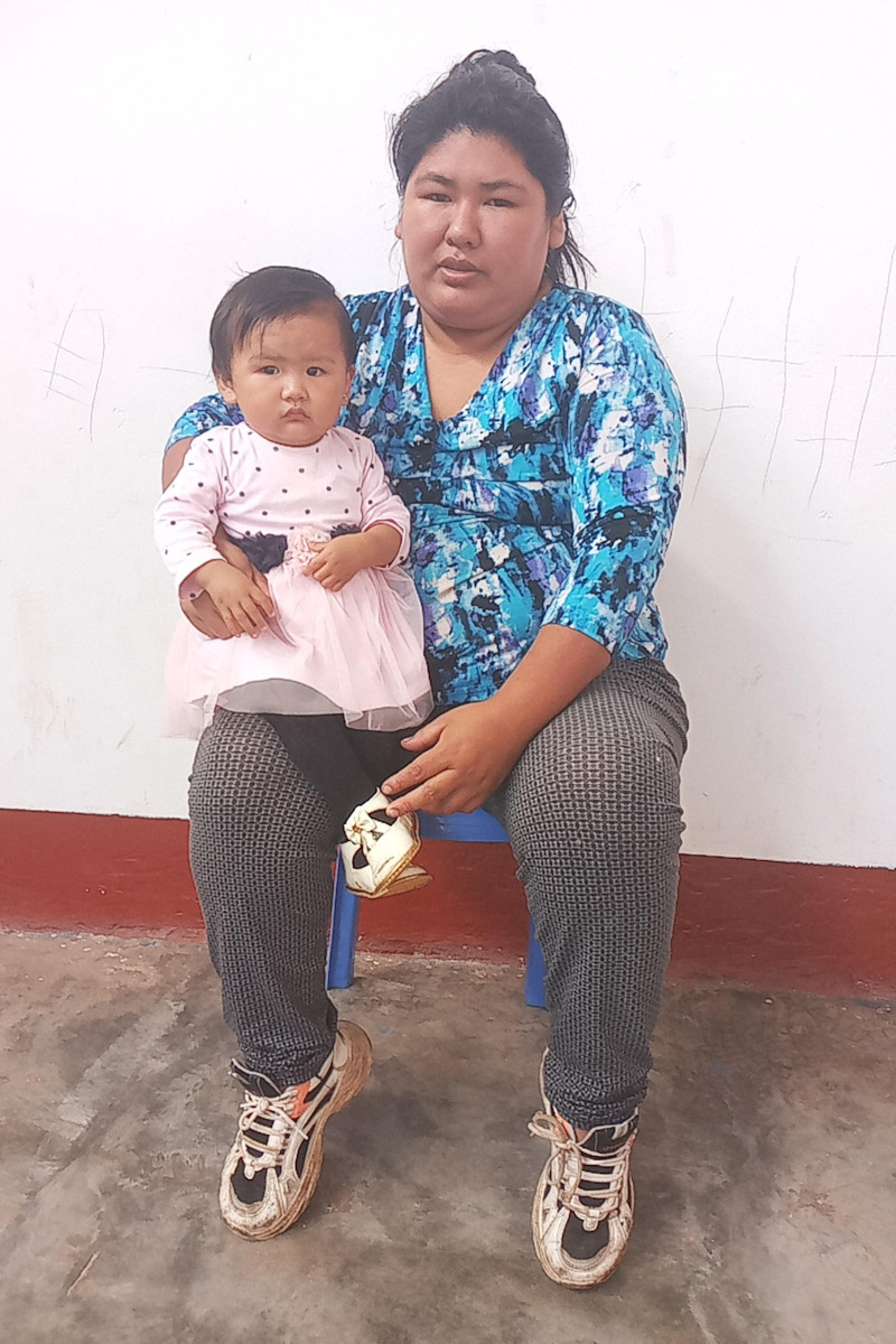 An unsponsored girl named Mariam from Peru who has waited 616 days for a sponsor.