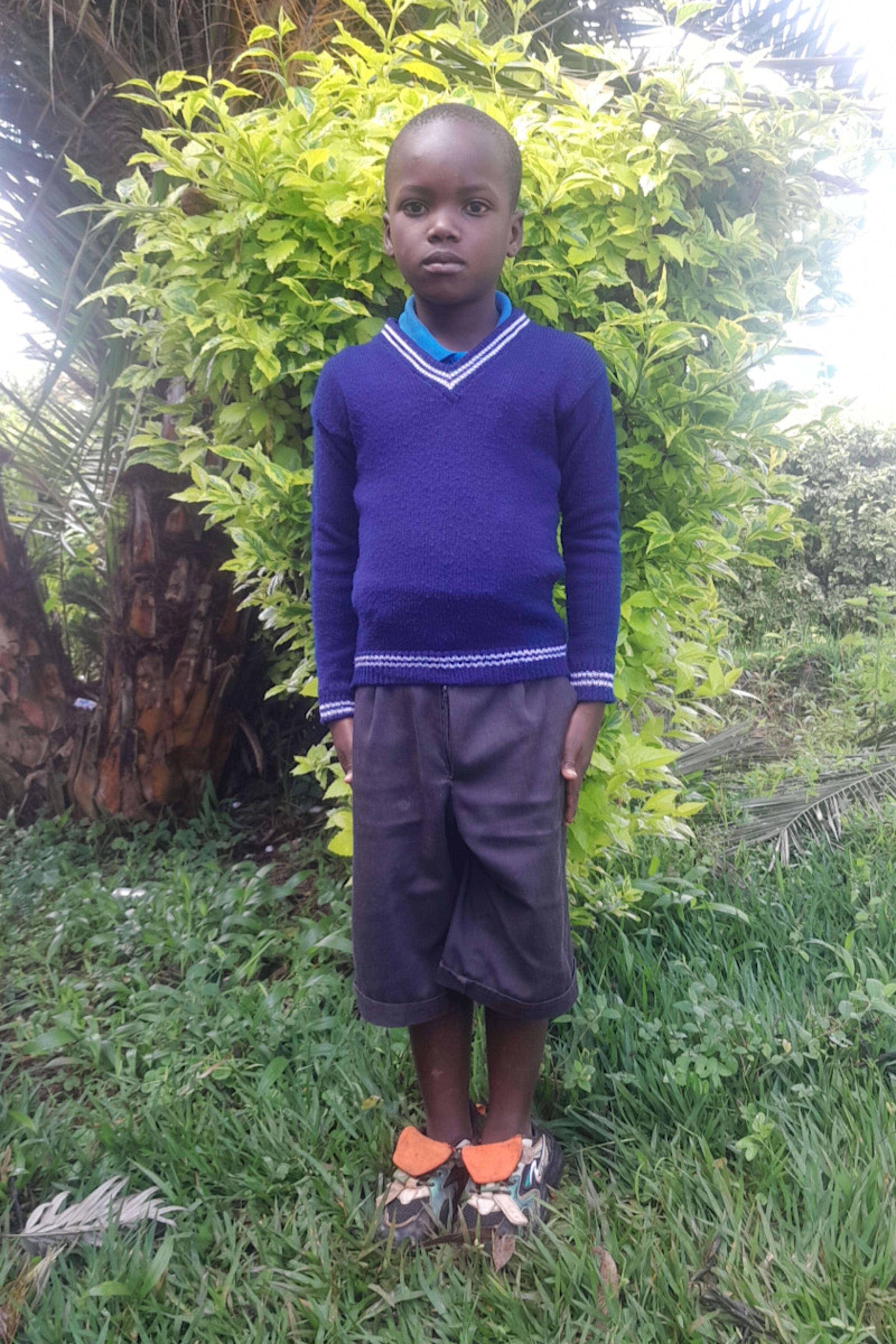 An unsponsored boy named Mugisha from Rwanda who lives in an AIDS-affected area, is vulnerable to exploitation and has waited 532 days for a sponsor.