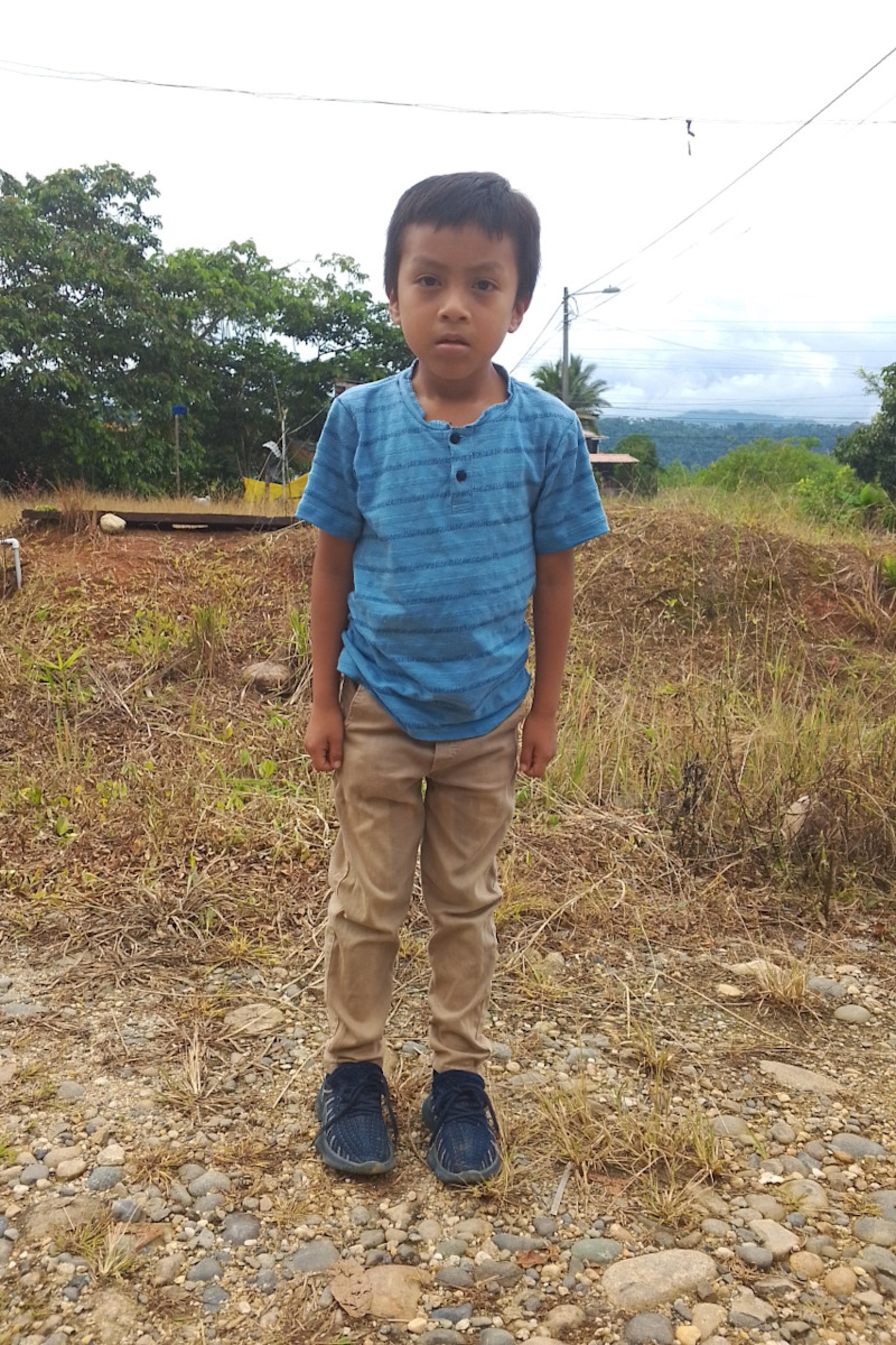 An unsponsored boy named Dylan from Ecuador who has waited 580 days for a sponsor.