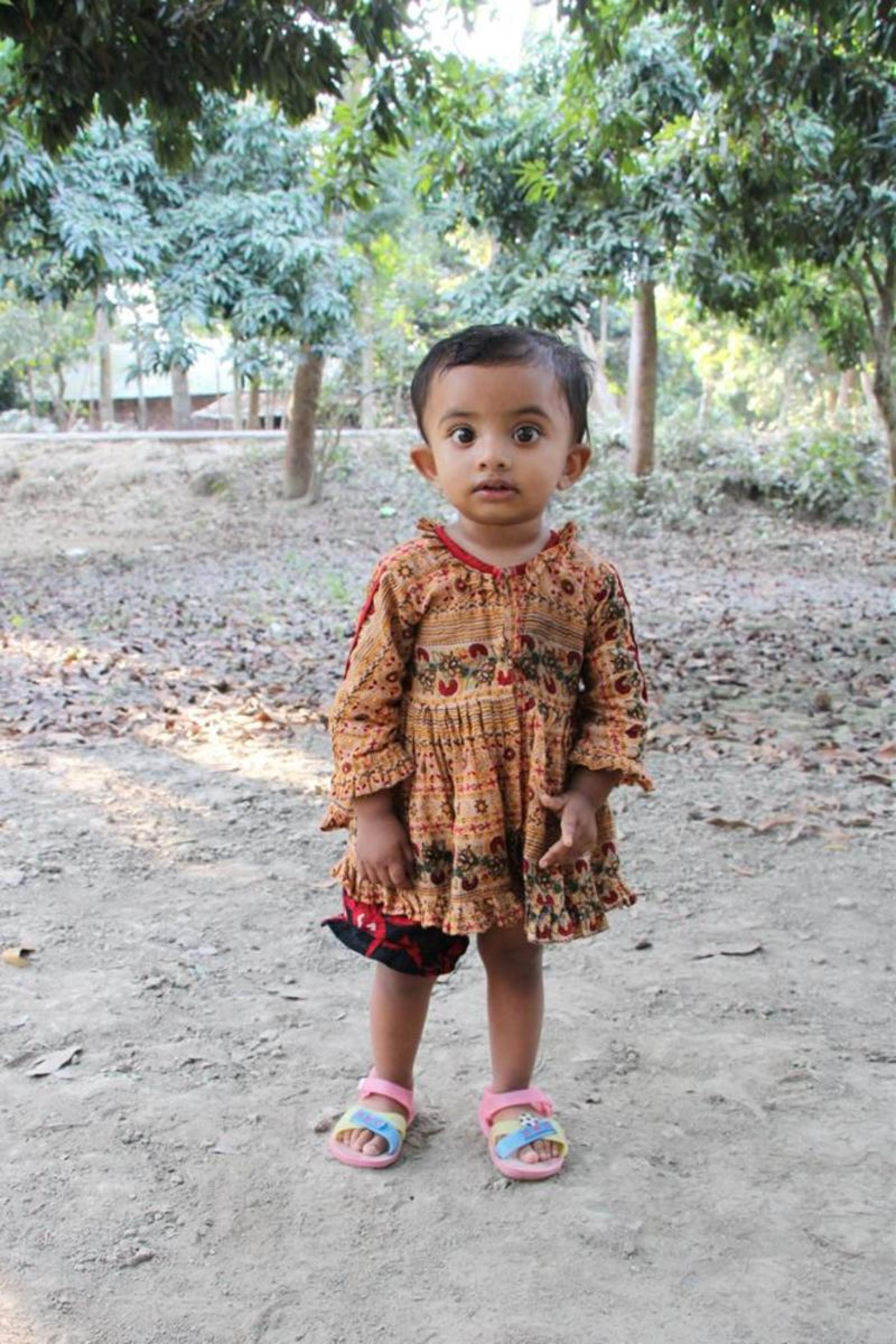 An unsponsored girl named Sangjukta from Bangladesh who is vulnerable to exploitation and has waited 574 days for a sponsor.