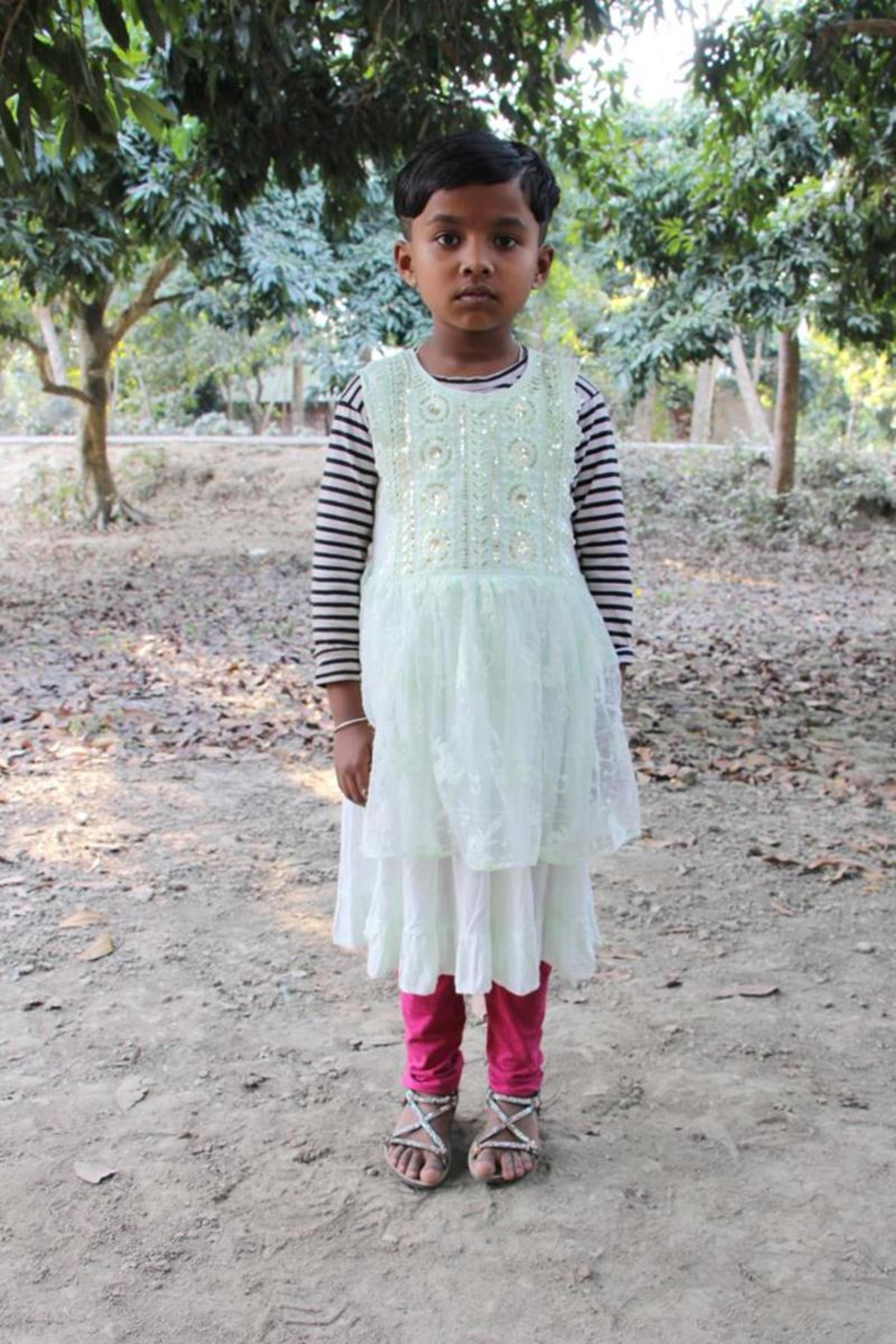 An unsponsored girl named Bornita from Bangladesh who is vulnerable to exploitation and has waited 593 days for a sponsor.