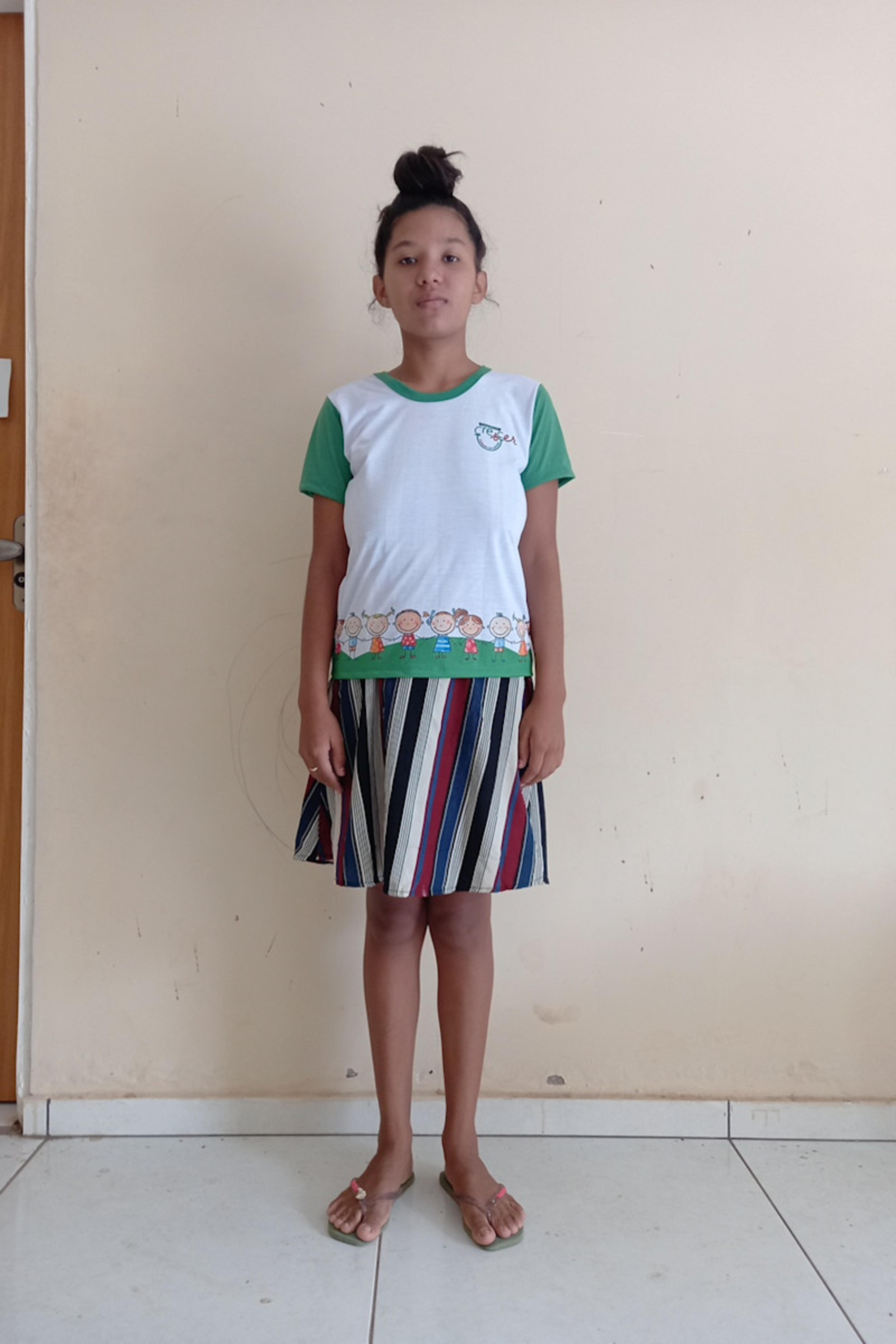 An unsponsored girl named Kaylla from Brazil who has waited 1010 days for a sponsor.