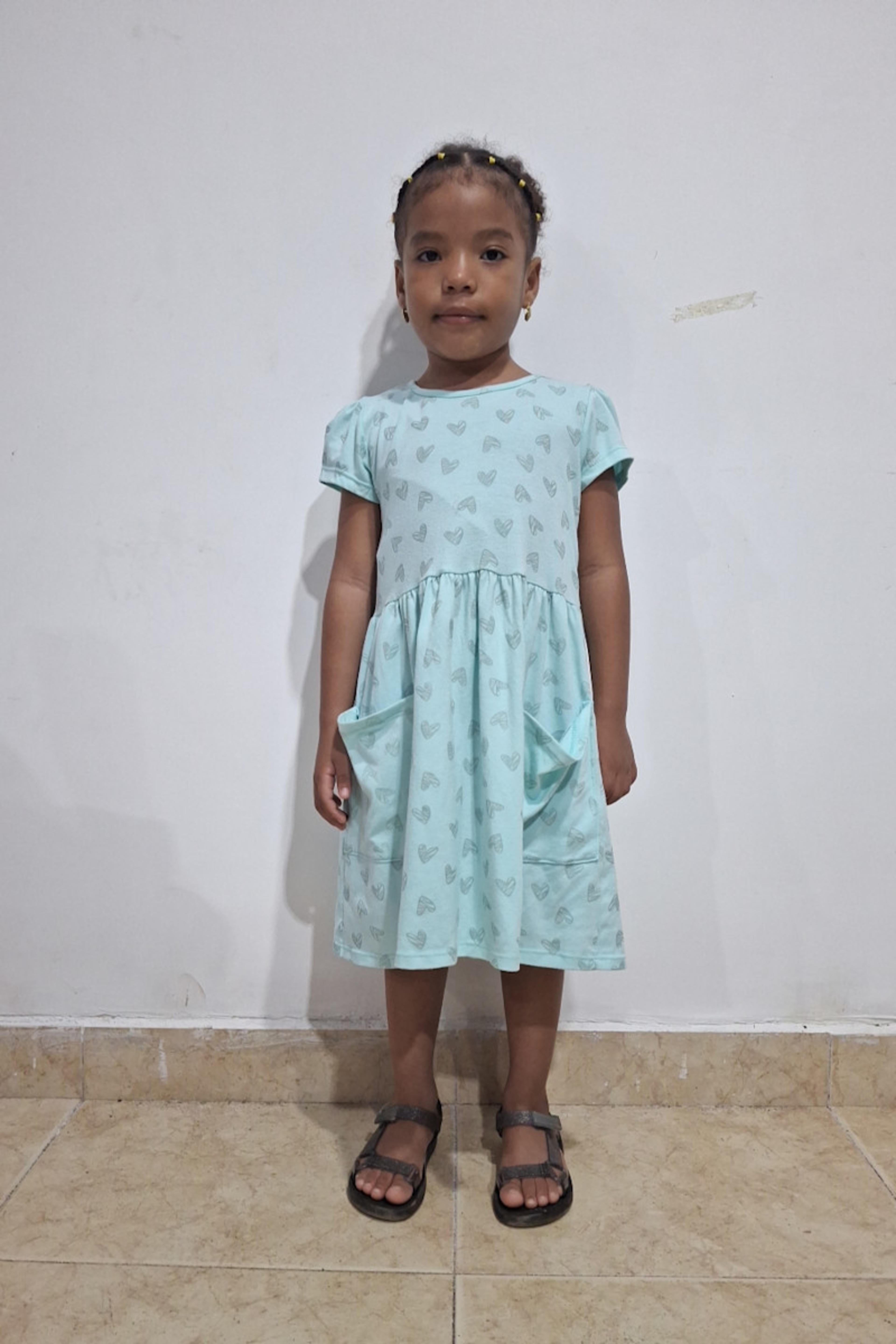 An unsponsored girl named Dehiara from Colombia who has waited 568 days for a sponsor.