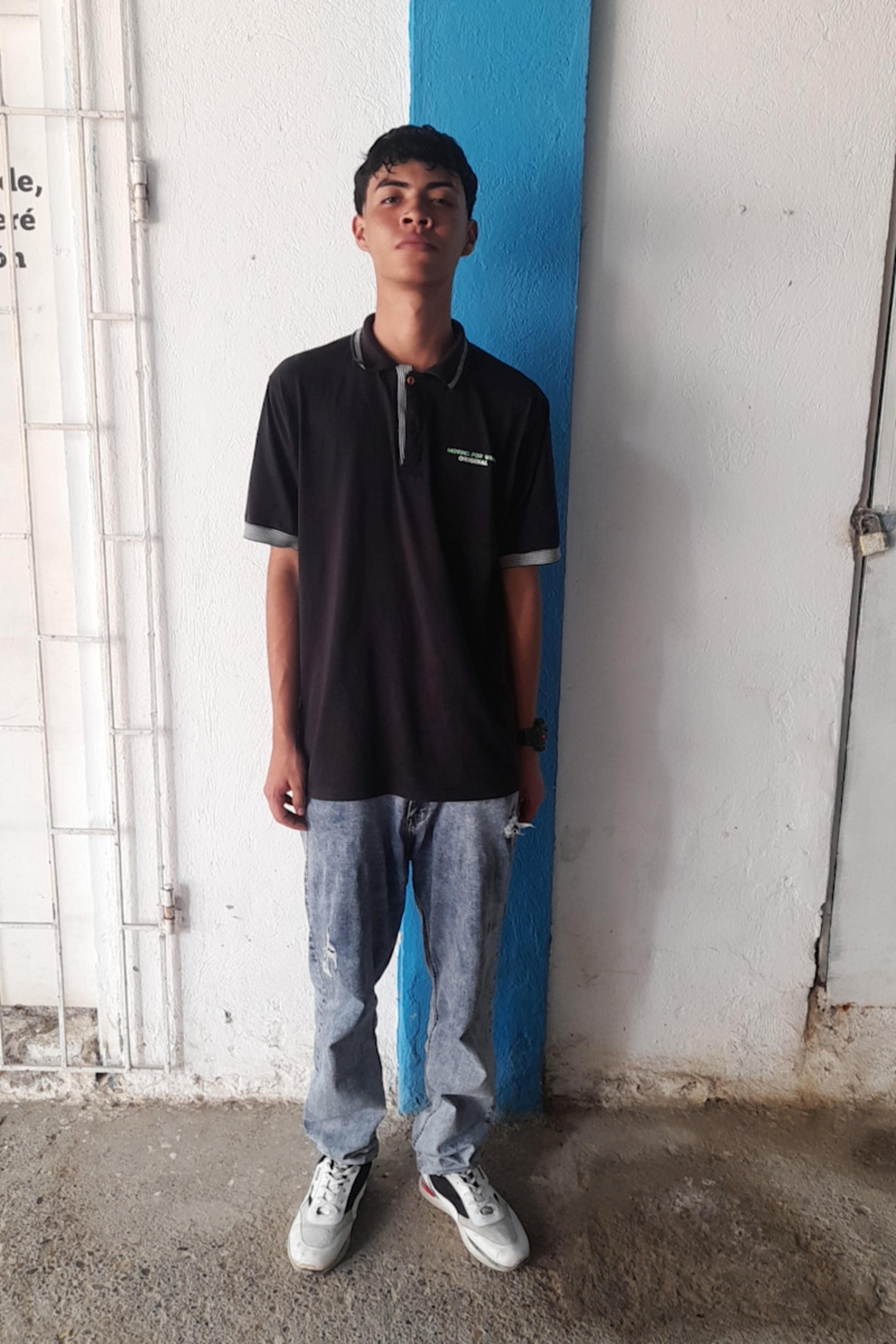 An unsponsored boy named Carlos from Colombia who has waited 467 days for a sponsor.