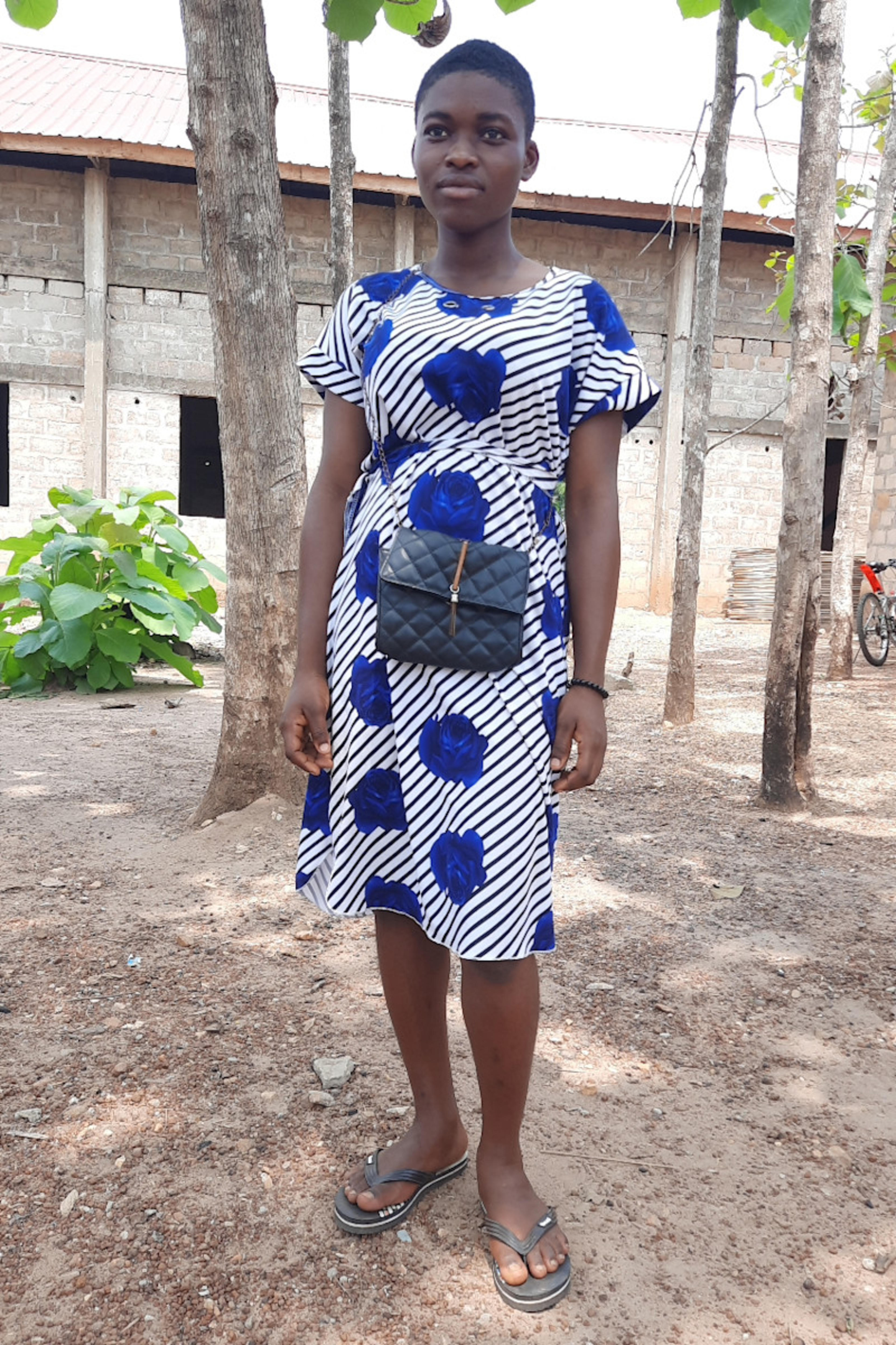 An unsponsored girl named Emmanuella from Togo who lives in an AIDS-affected area, is vulnerable to exploitation and has waited 30 days for a sponsor.