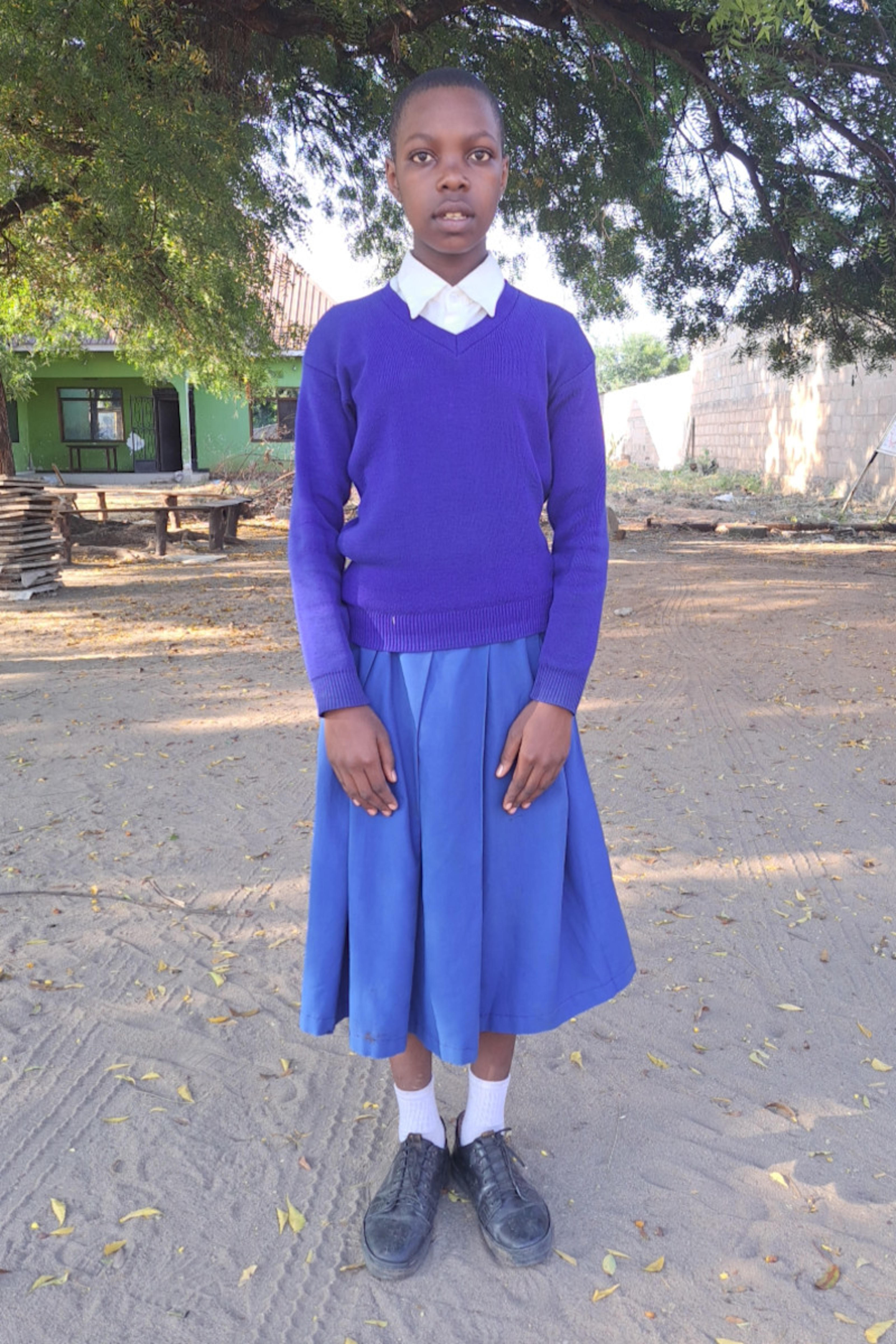 An unsponsored girl named Mwatumu from Tanzania who lives in an AIDS-affected area, is vulnerable to exploitation and has waited 789 days for a sponsor.