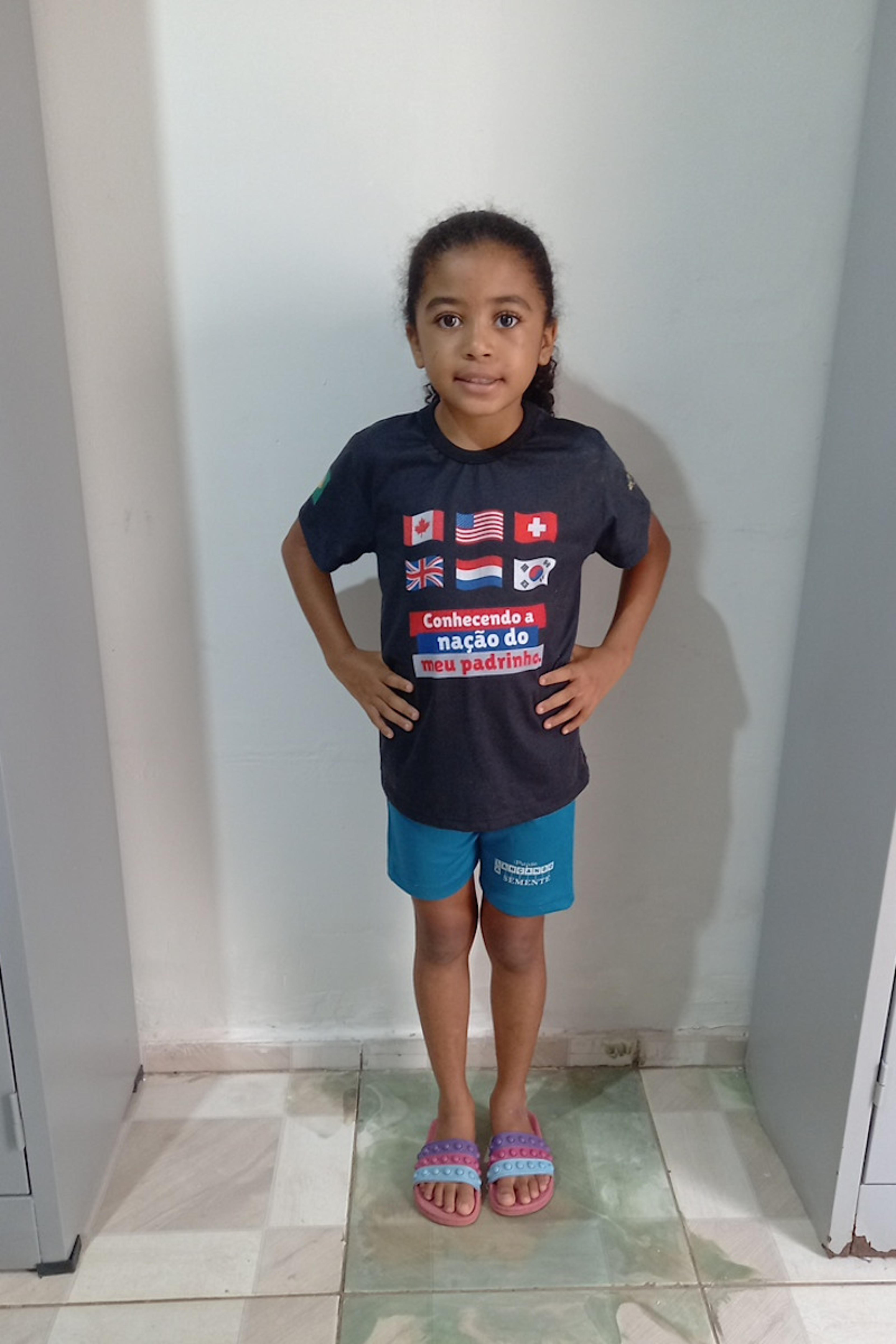 An unsponsored girl named Clarice from Brazil who has waited 575 days for a sponsor.