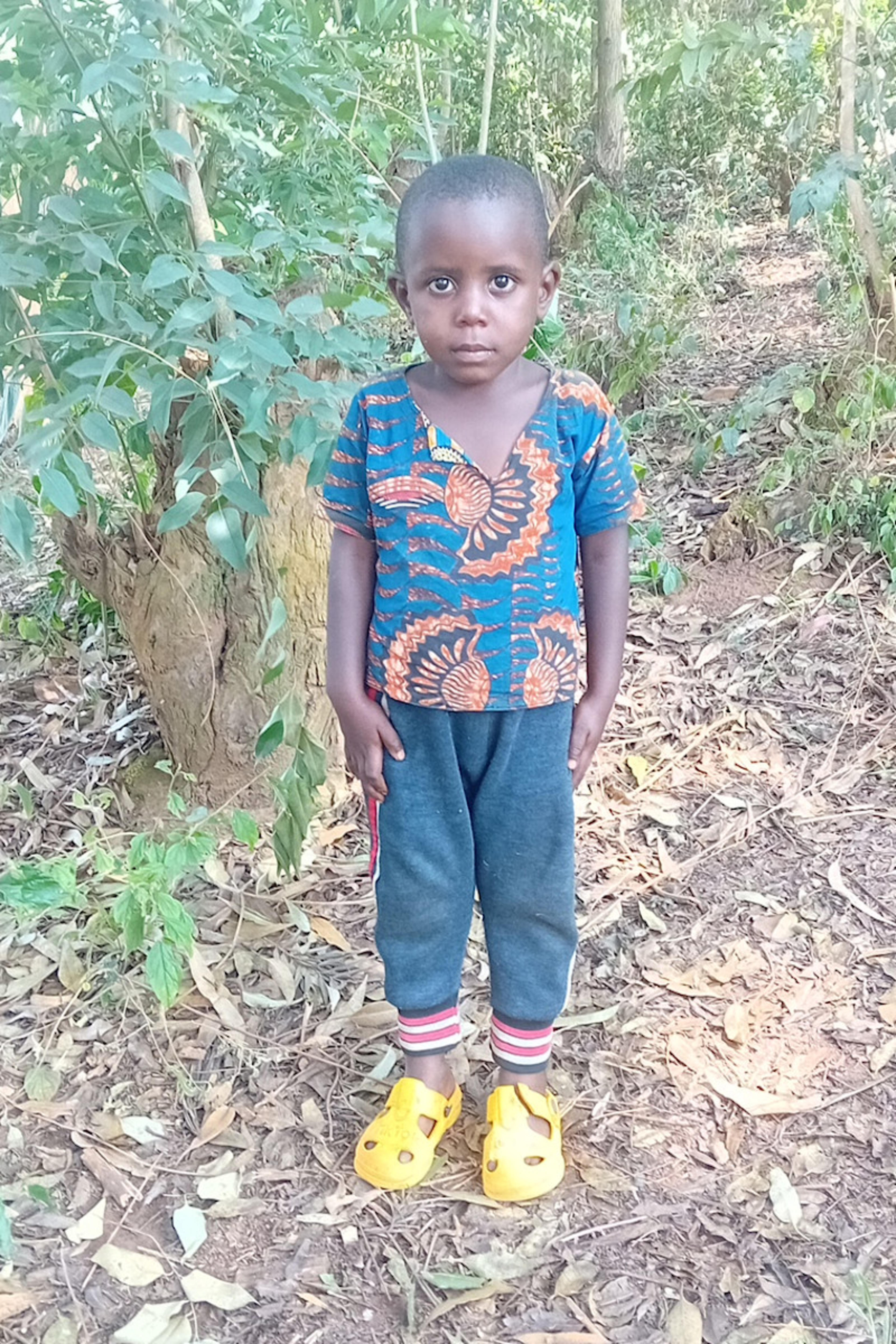 An unsponsored boy named Ishimwe from Rwanda who lives in an AIDS-affected area, is vulnerable to exploitation and has waited 587 days for a sponsor.