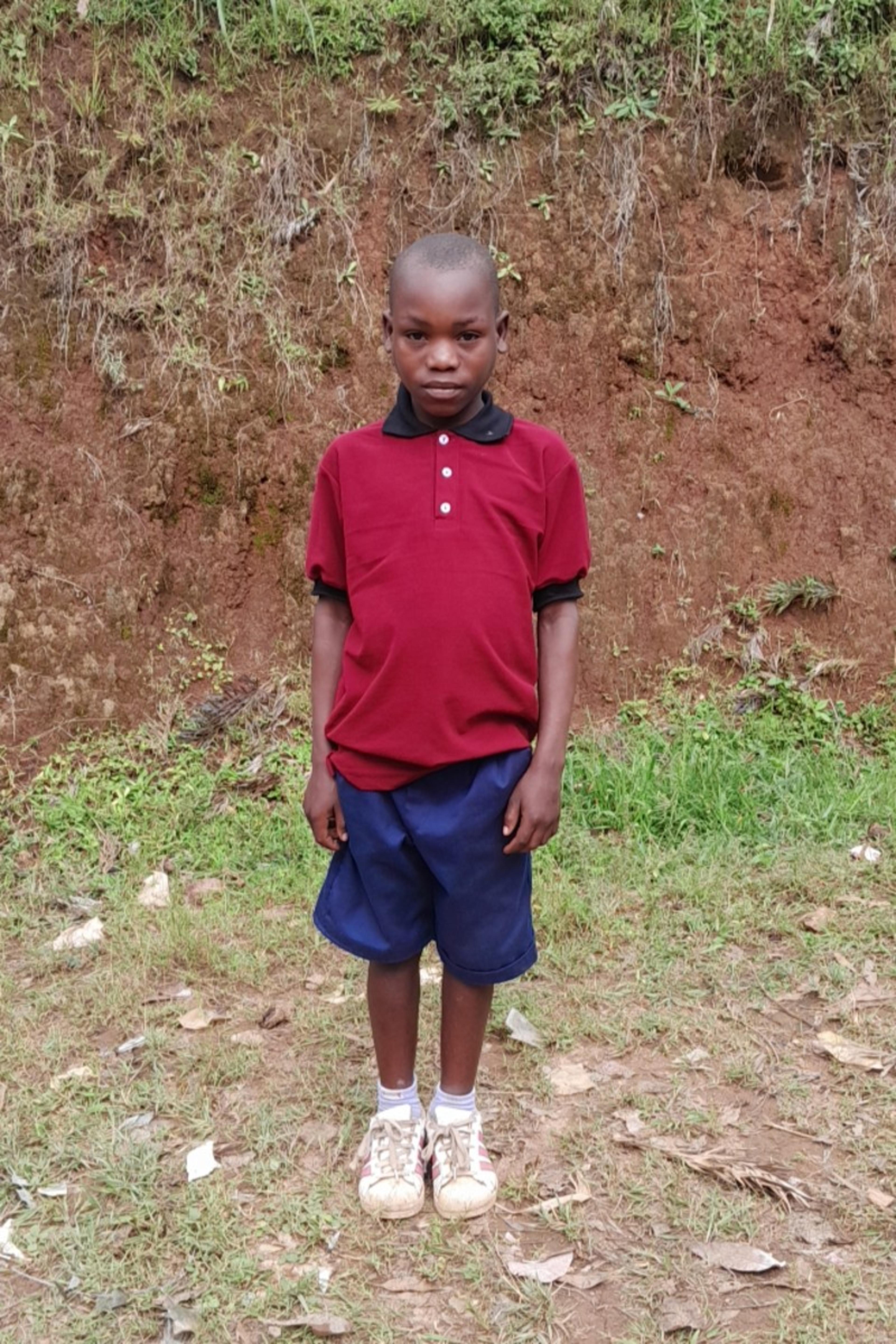 An unsponsored boy named Carine from Rwanda who lives in an AIDS-affected area, is vulnerable to exploitation and has waited 568 days for a sponsor.
