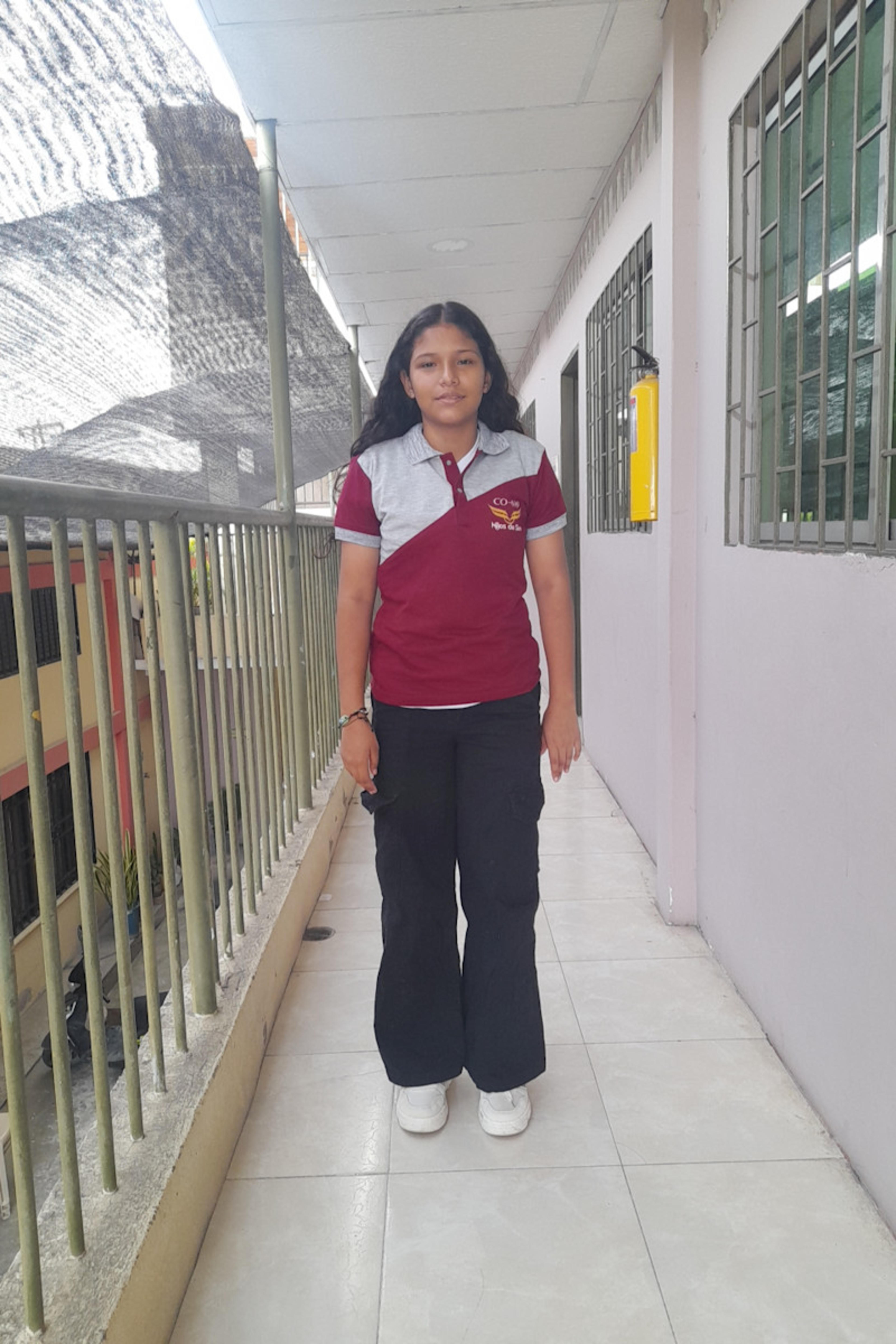 An unsponsored girl named Ashly from Colombia who has waited 114 days for a sponsor.