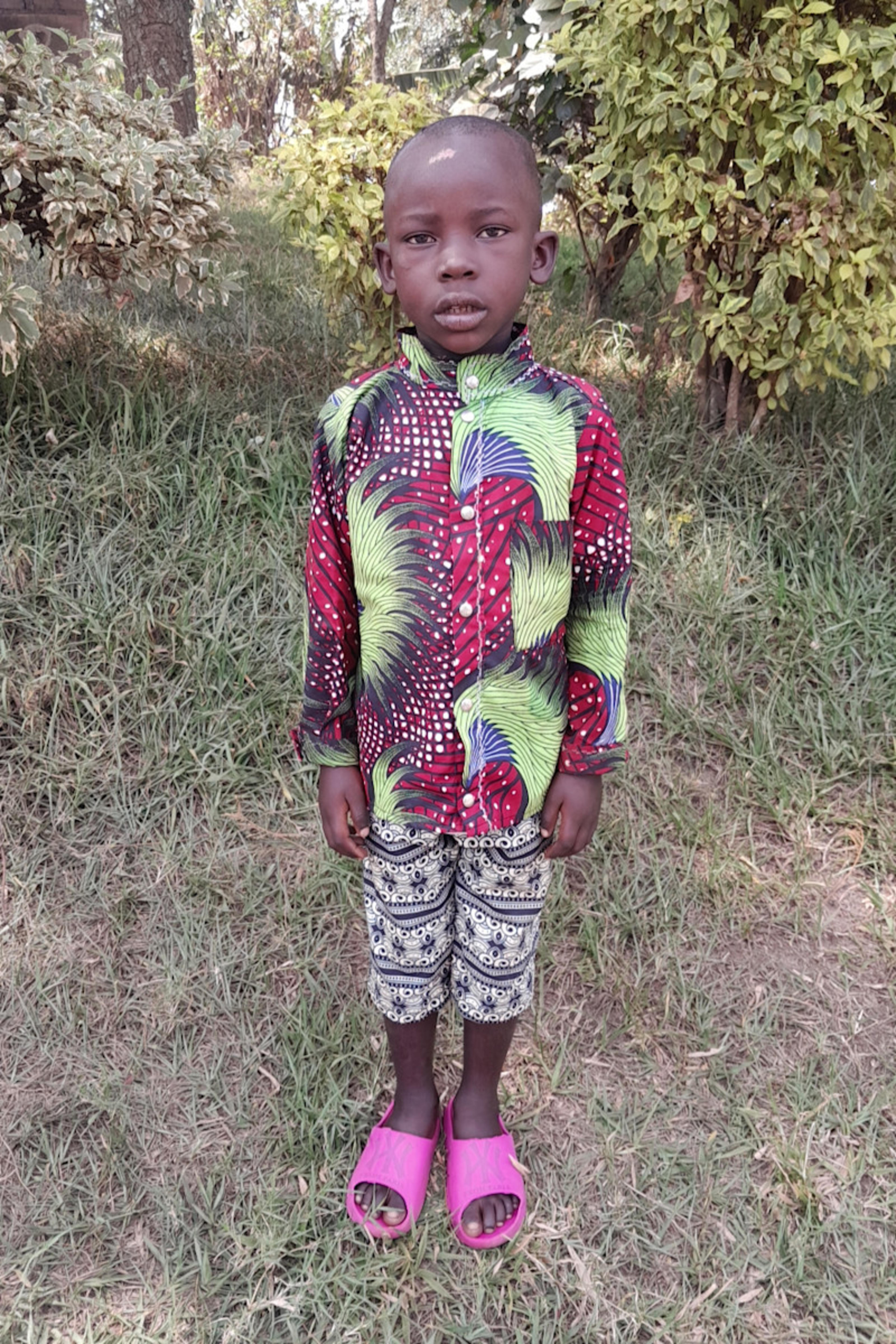 An unsponsored boy named Munezero from Rwanda who lives in an AIDS-affected area, is vulnerable to exploitation and has waited 584 days for a sponsor.