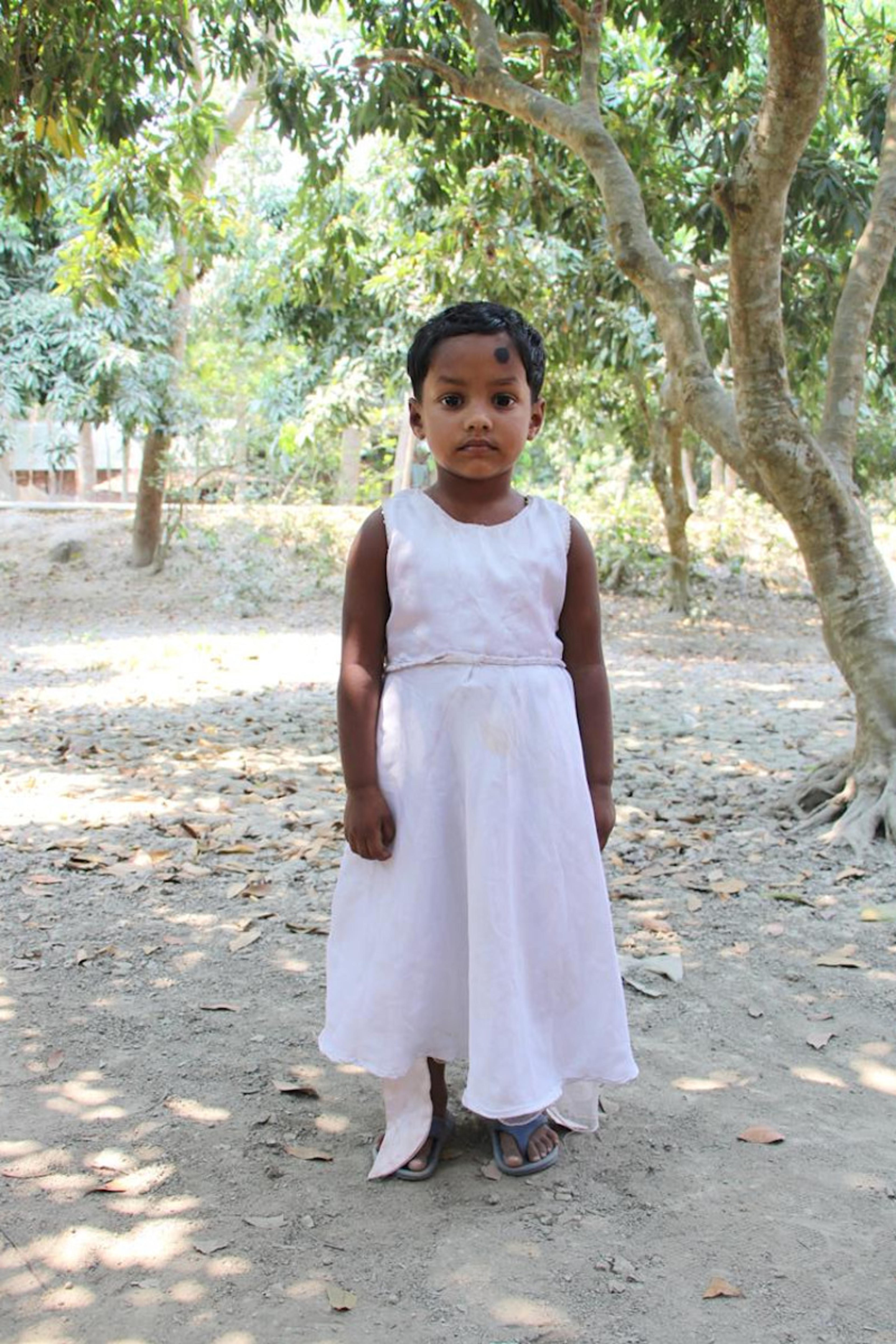 An unsponsored girl named Aisha from Bangladesh who is vulnerable to exploitation and has waited 557 days for a sponsor.