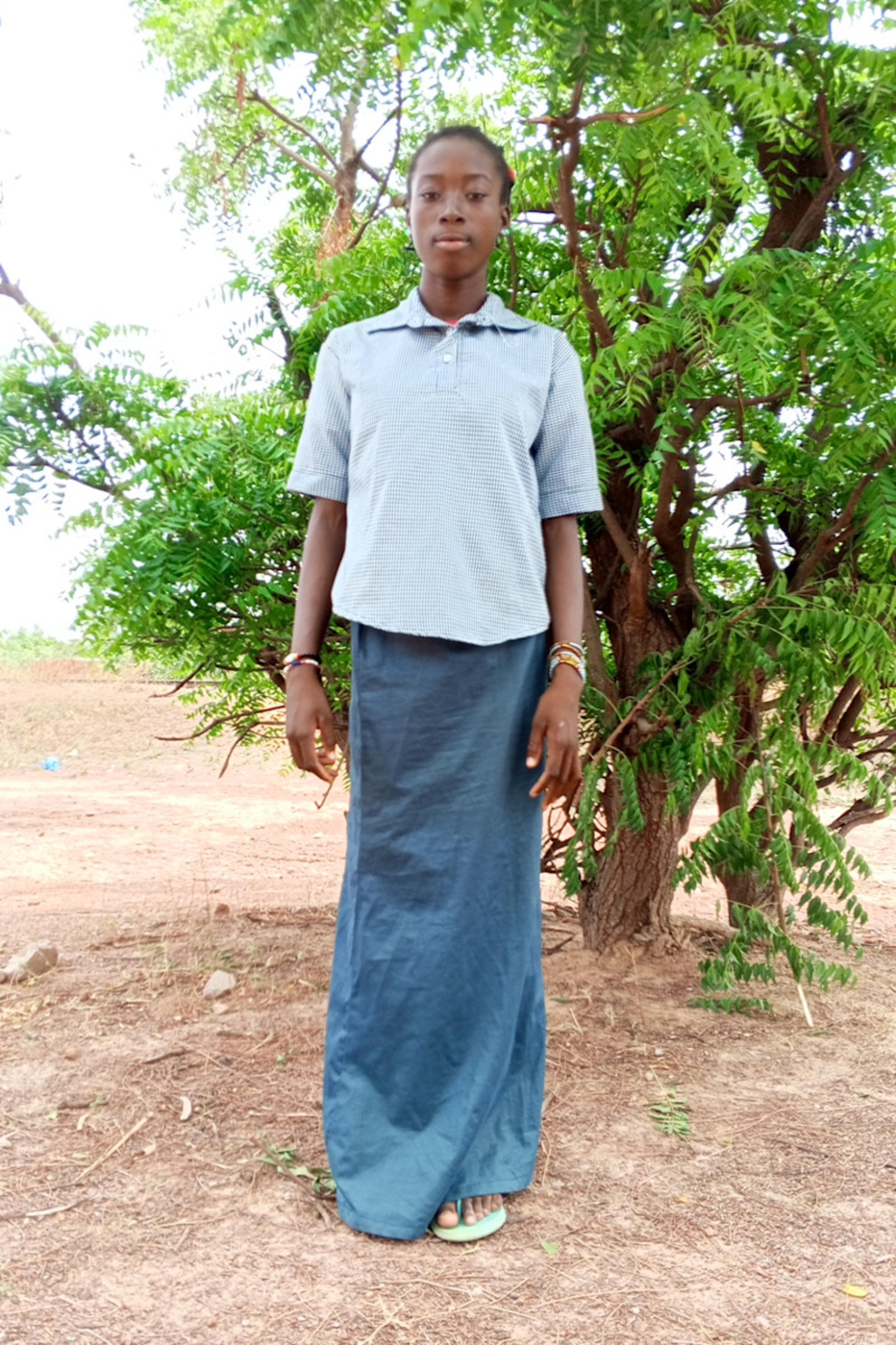 An unsponsored girl named Gisèle from Burkina Faso who lives in an AIDS-affected area, is vulnerable to exploitation and has waited 502 days for a sponsor.
