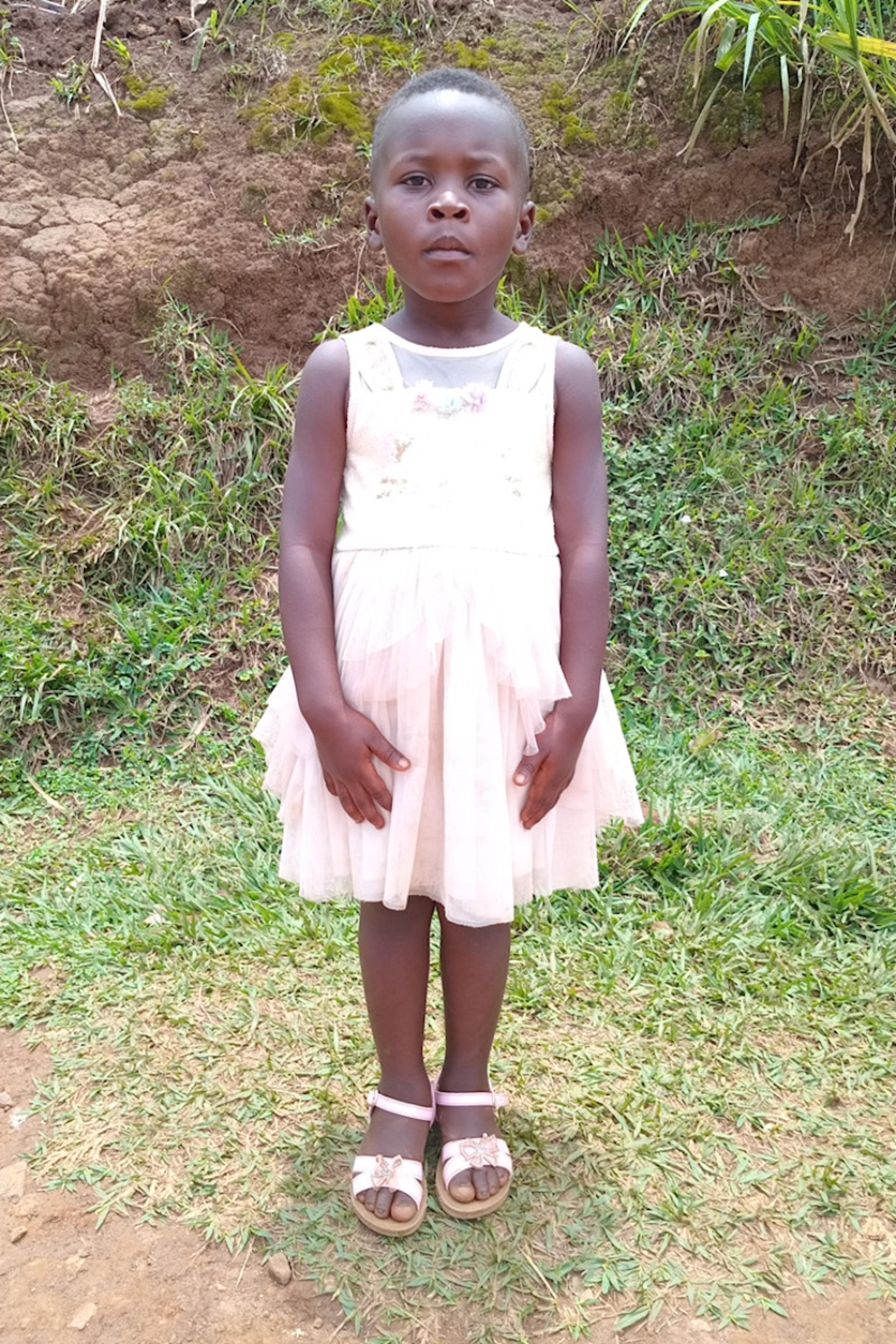 An unsponsored girl named Shimwa from Rwanda who lives in an AIDS-affected area, is vulnerable to exploitation and has waited 564 days for a sponsor.