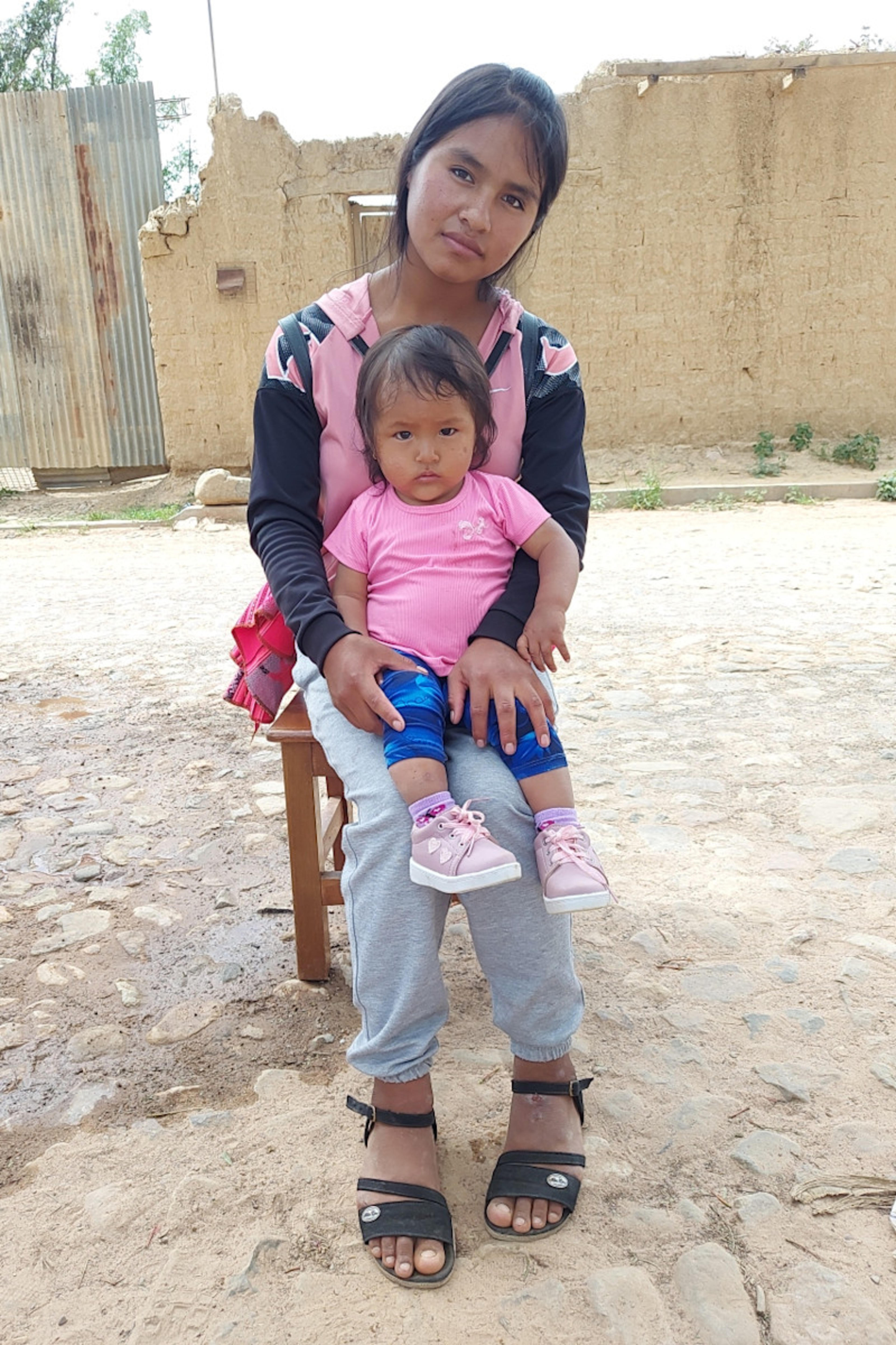 An unsponsored girl named Damaris from Bolivia who has waited 537 days for a sponsor.