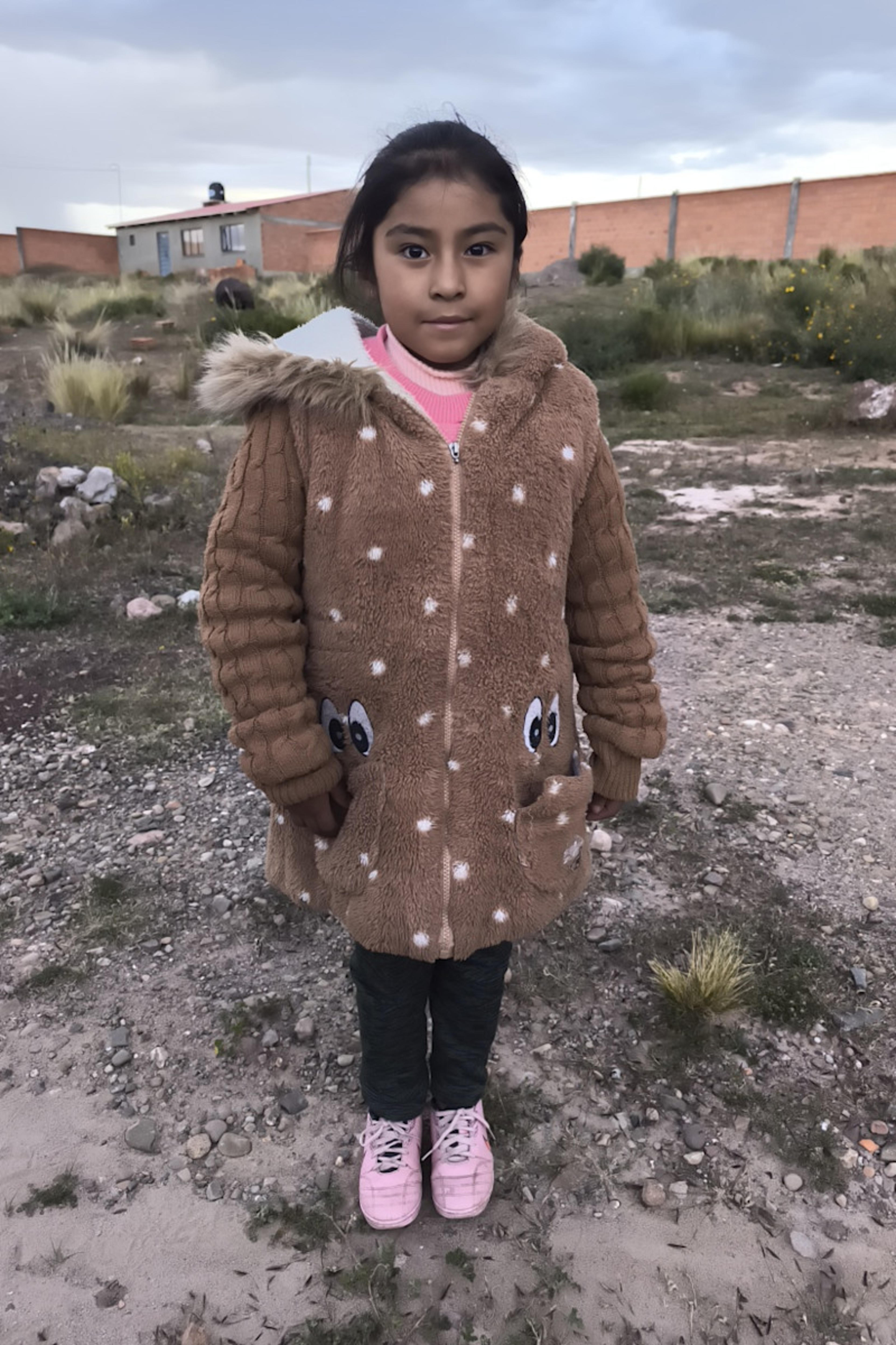 An unsponsored girl named Rebeca from Bolivia who has waited 508 days for a sponsor.