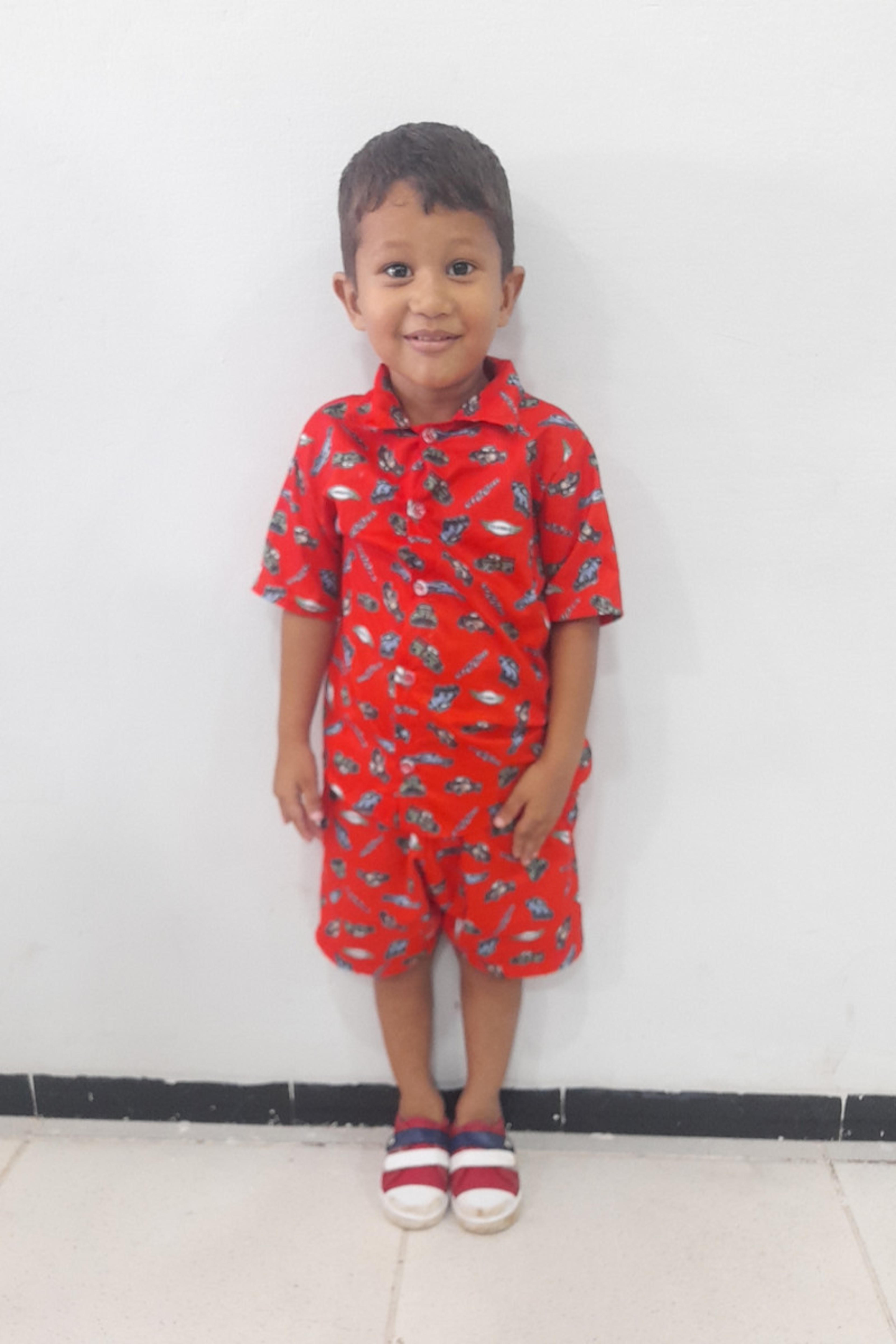 An unsponsored boy named José Neemias from Brazil who has waited 560 days for a sponsor.