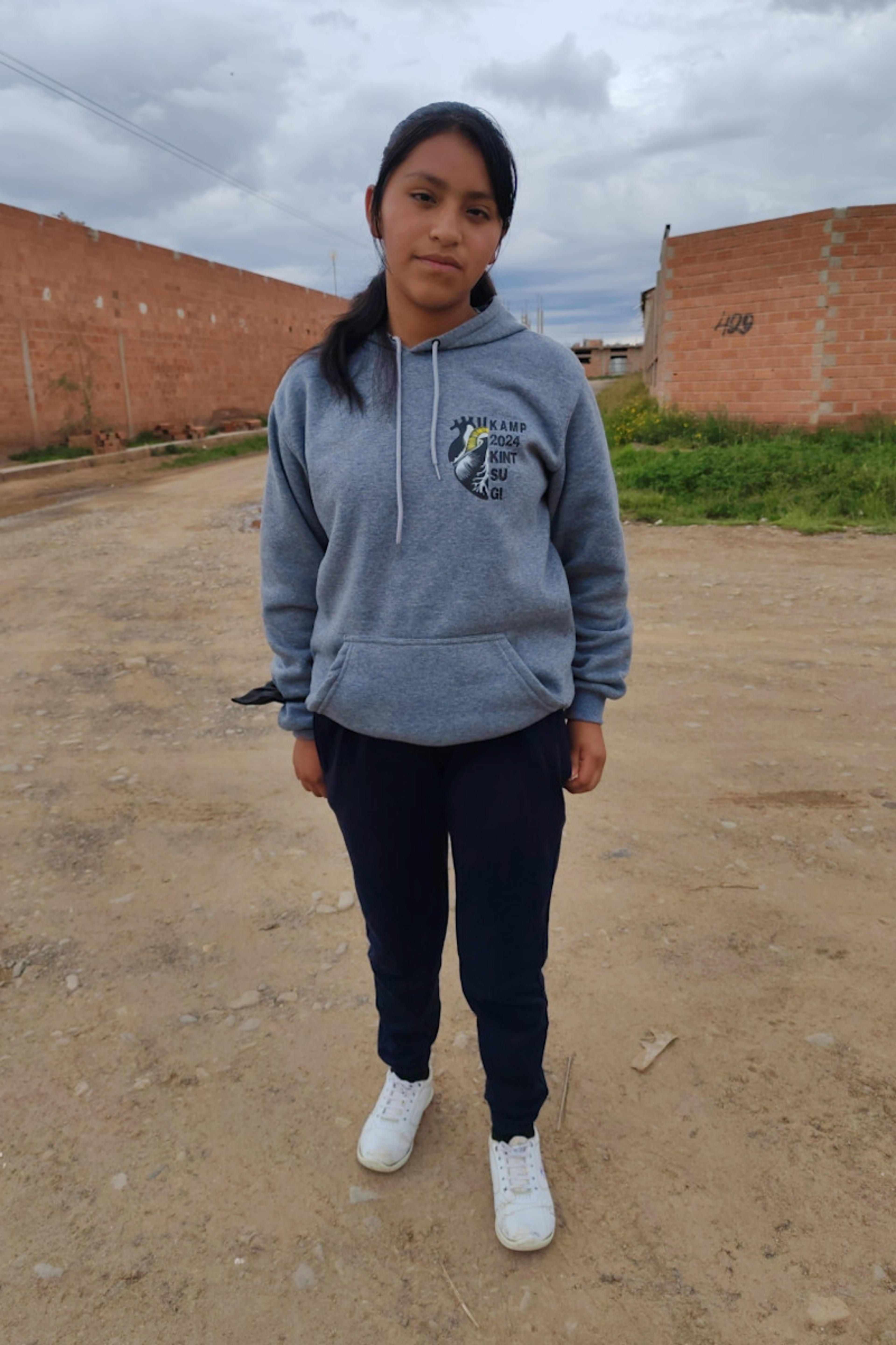 An unsponsored girl named Vanesa from Bolivia who has waited 129 days for a sponsor.