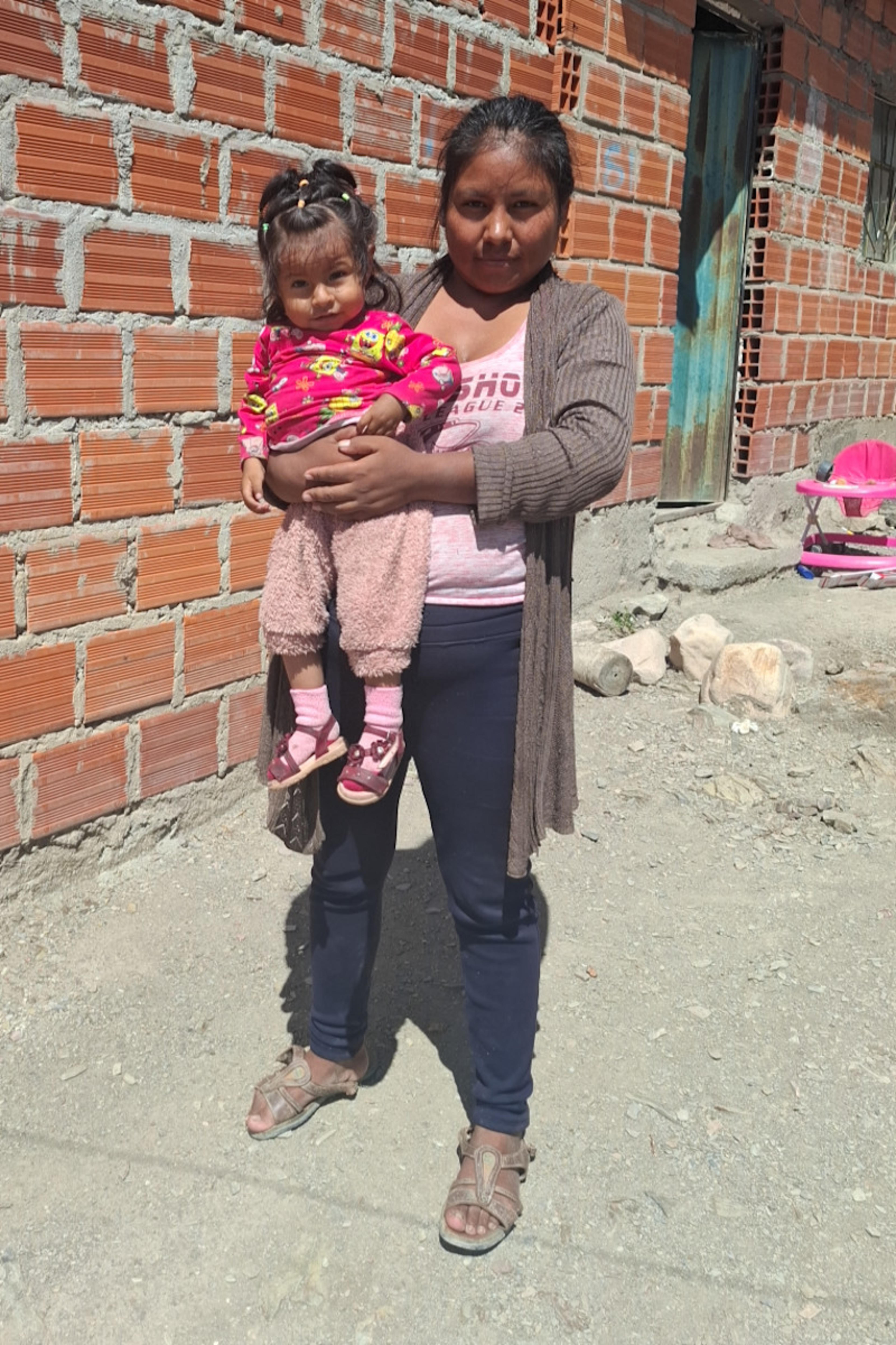 An unsponsored girl named Briana from Bolivia who has waited 529 days for a sponsor.