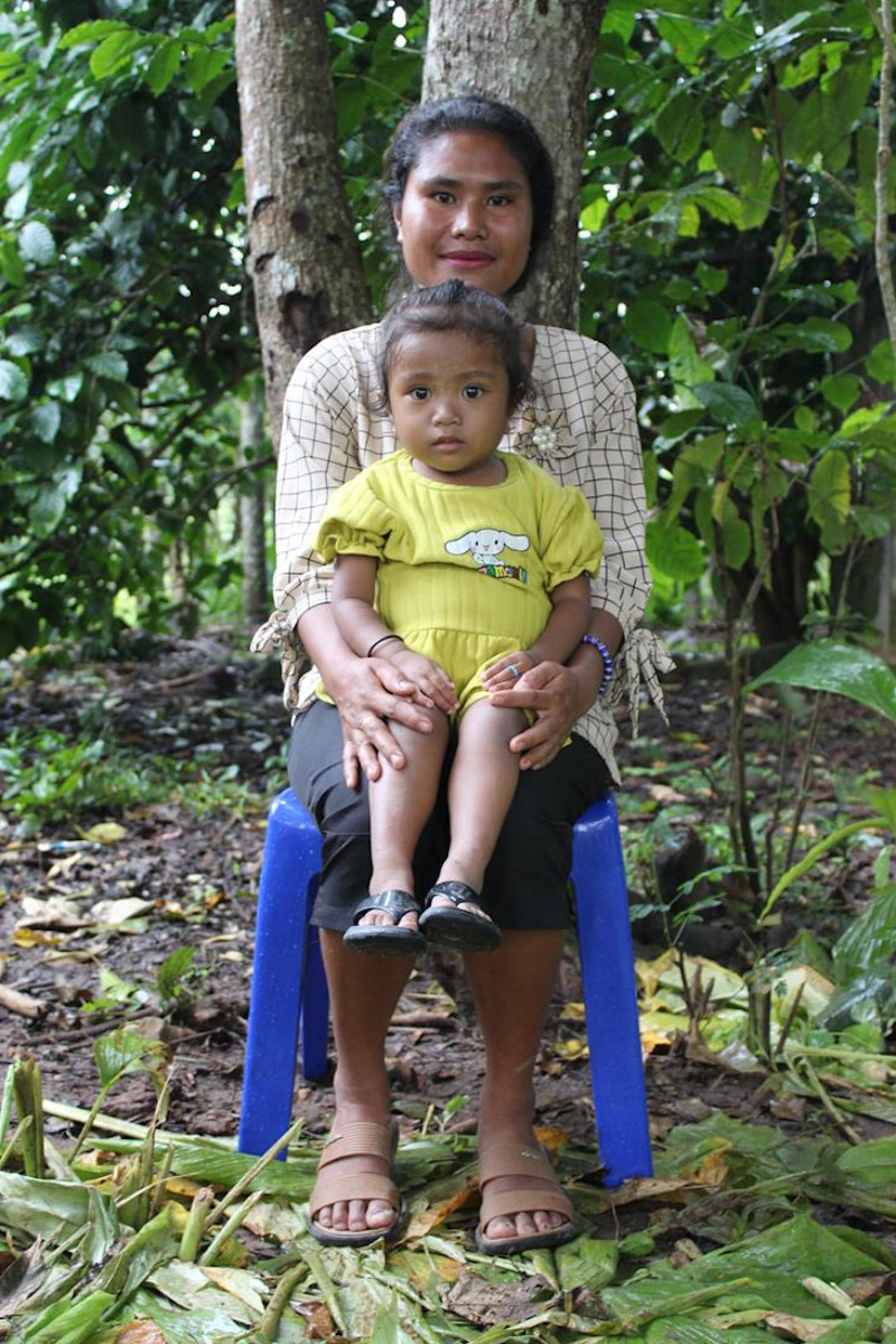 An unsponsored girl named Virel from Indonesia who has waited 528 days for a sponsor.