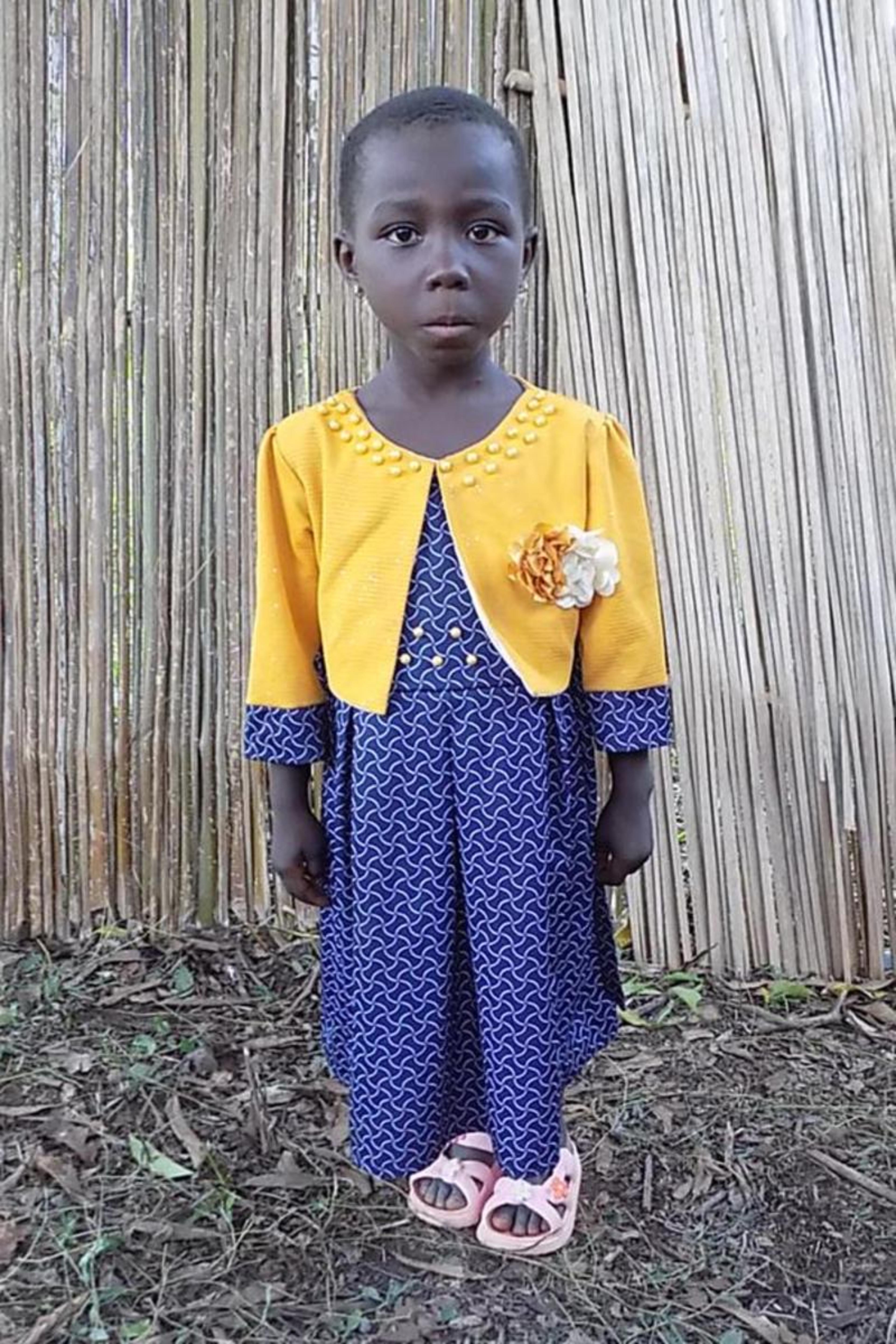 An unsponsored girl named Adele from Togo who lives in an AIDS-affected area, is vulnerable to exploitation and has waited 521 days for a sponsor.