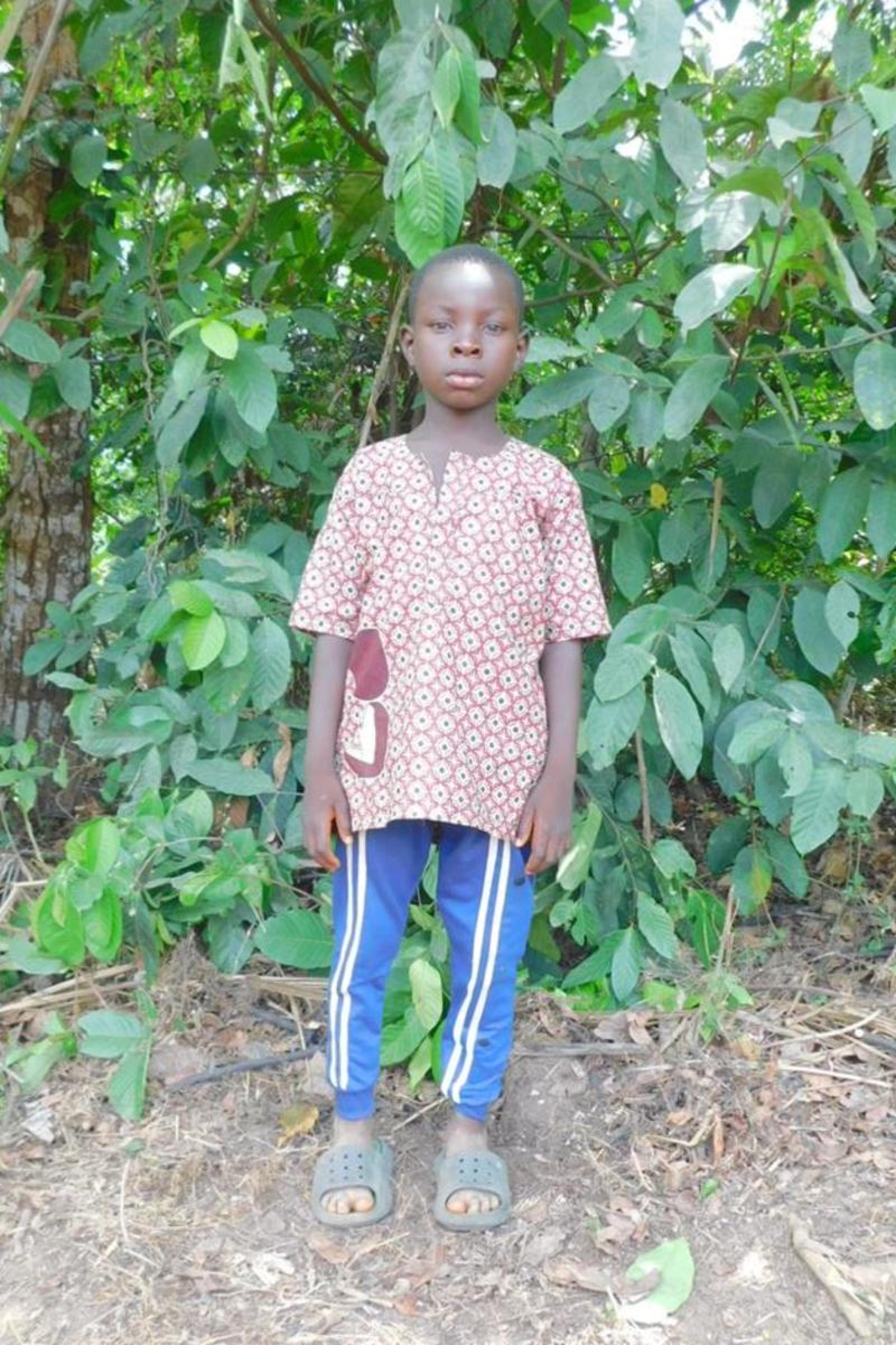 An unsponsored boy named Djidoula from Togo who lives in an AIDS-affected area, is vulnerable to exploitation and has waited 519 days for a sponsor.