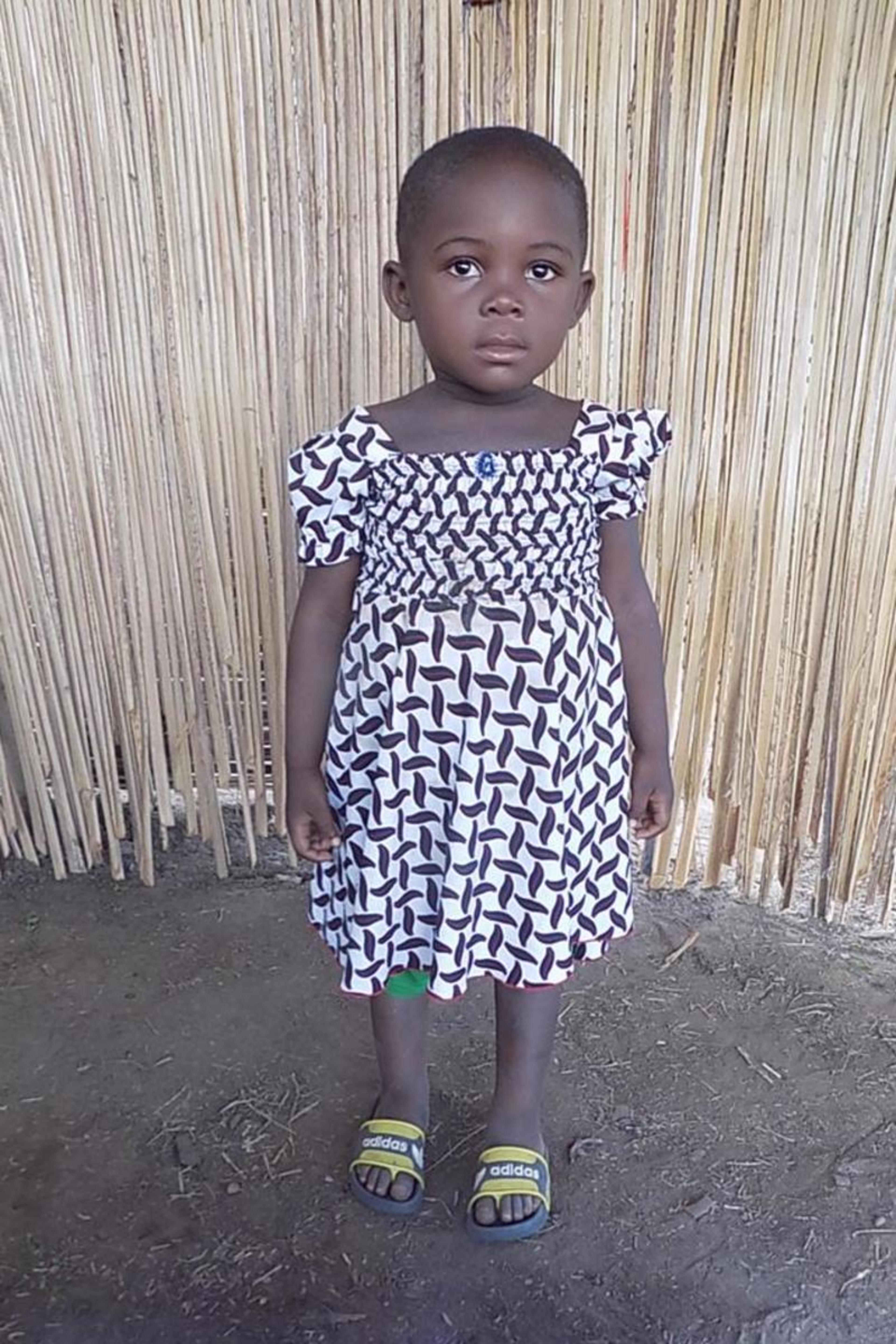 An unsponsored girl named Amoudel from Togo who lives in an AIDS-affected area, is vulnerable to exploitation and has waited 524 days for a sponsor.
