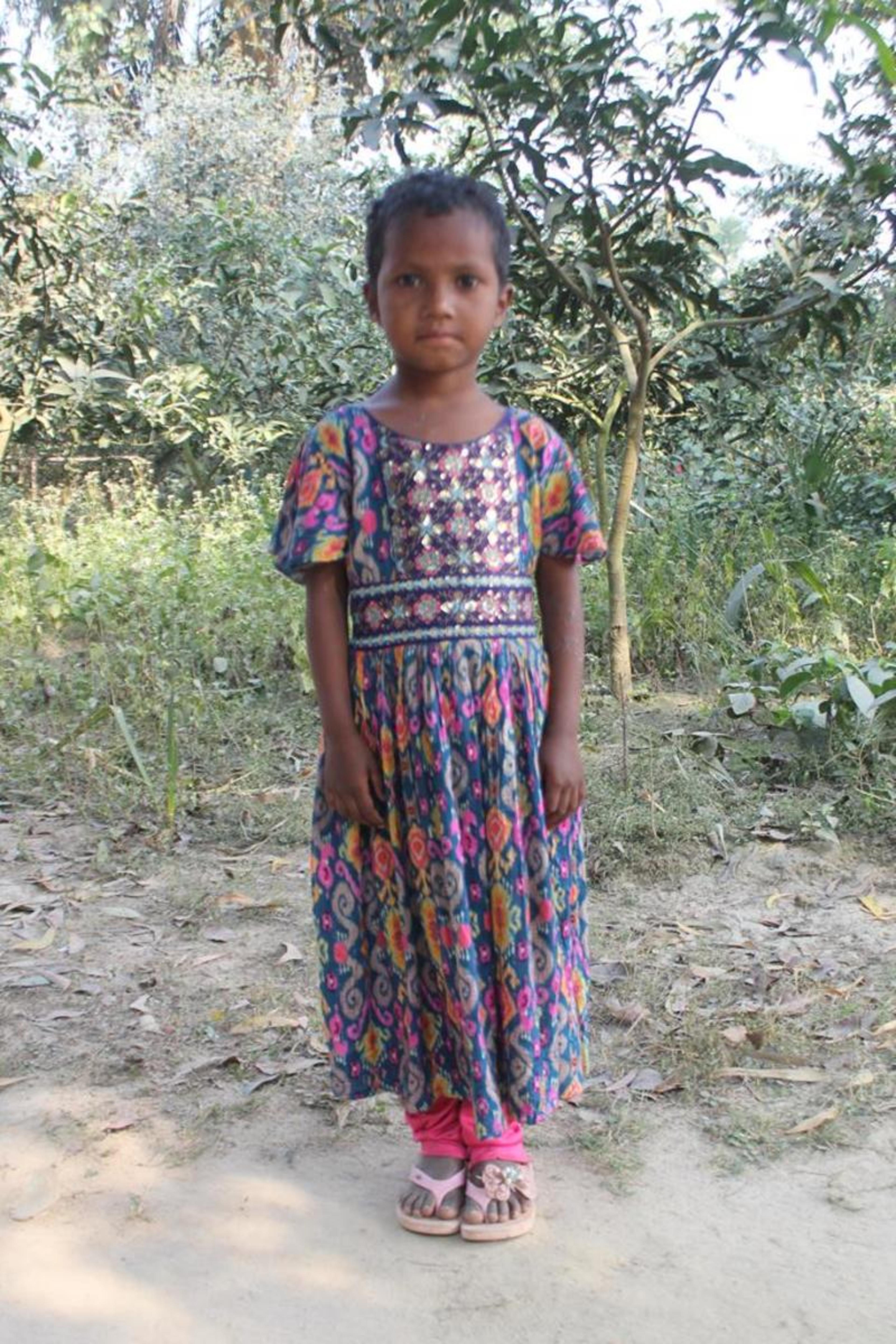 An unsponsored girl named Liza from Bangladesh who is vulnerable to exploitation and has waited 526 days for a sponsor.