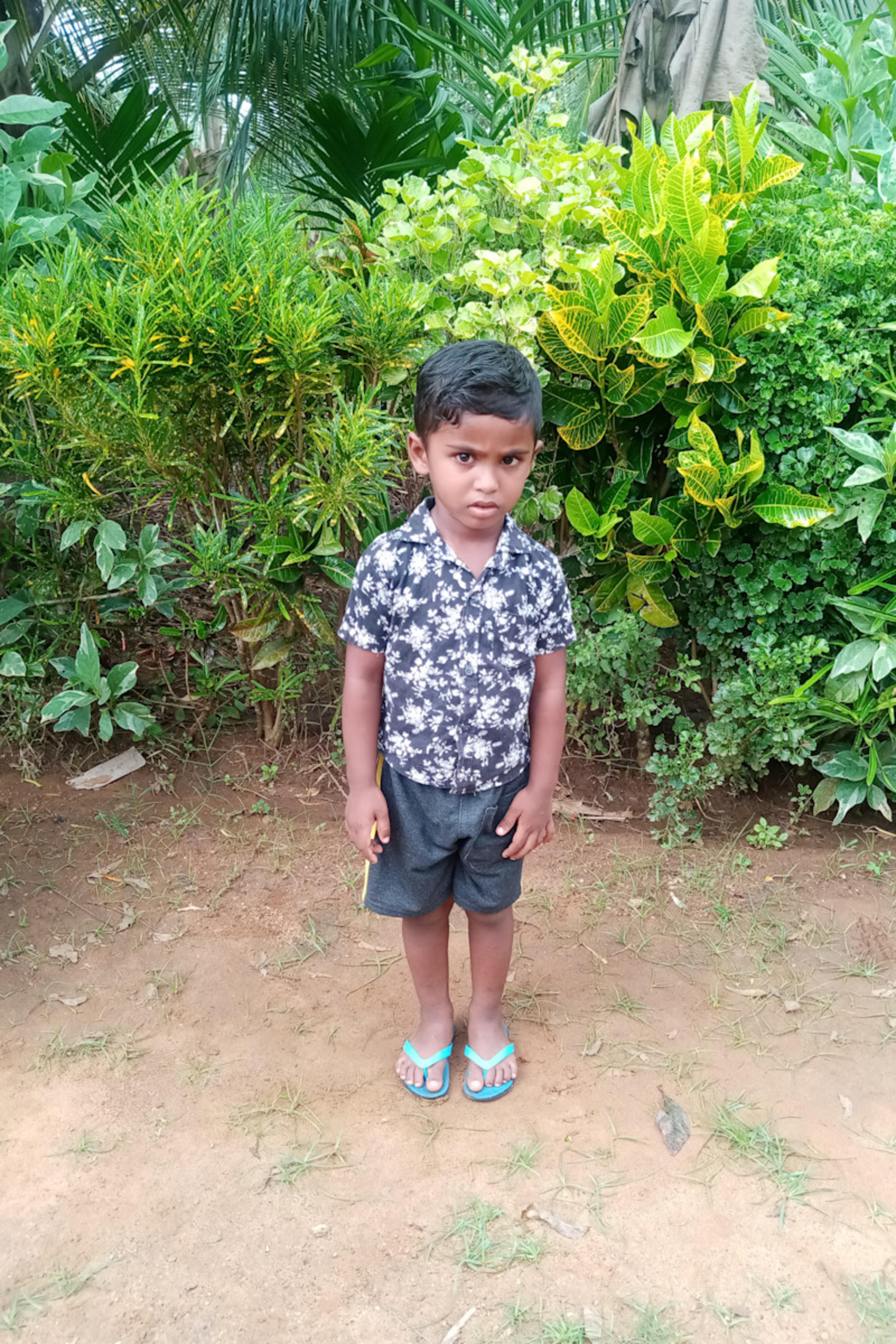An unsponsored boy named Arush from Sri Lanka who has waited 433 days for a sponsor.