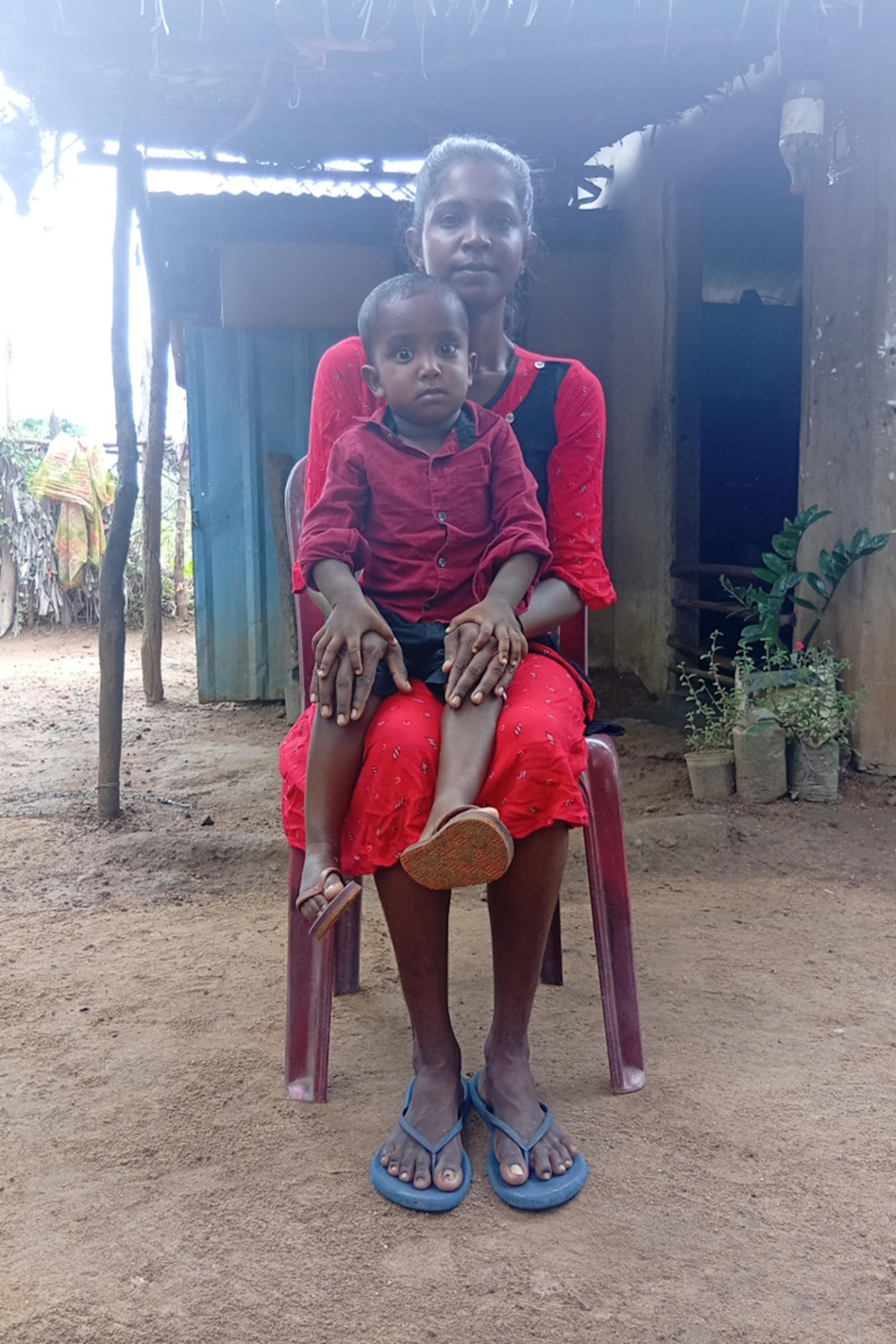 An unsponsored boy named Nivi from Sri Lanka who has waited 527 days for a sponsor.