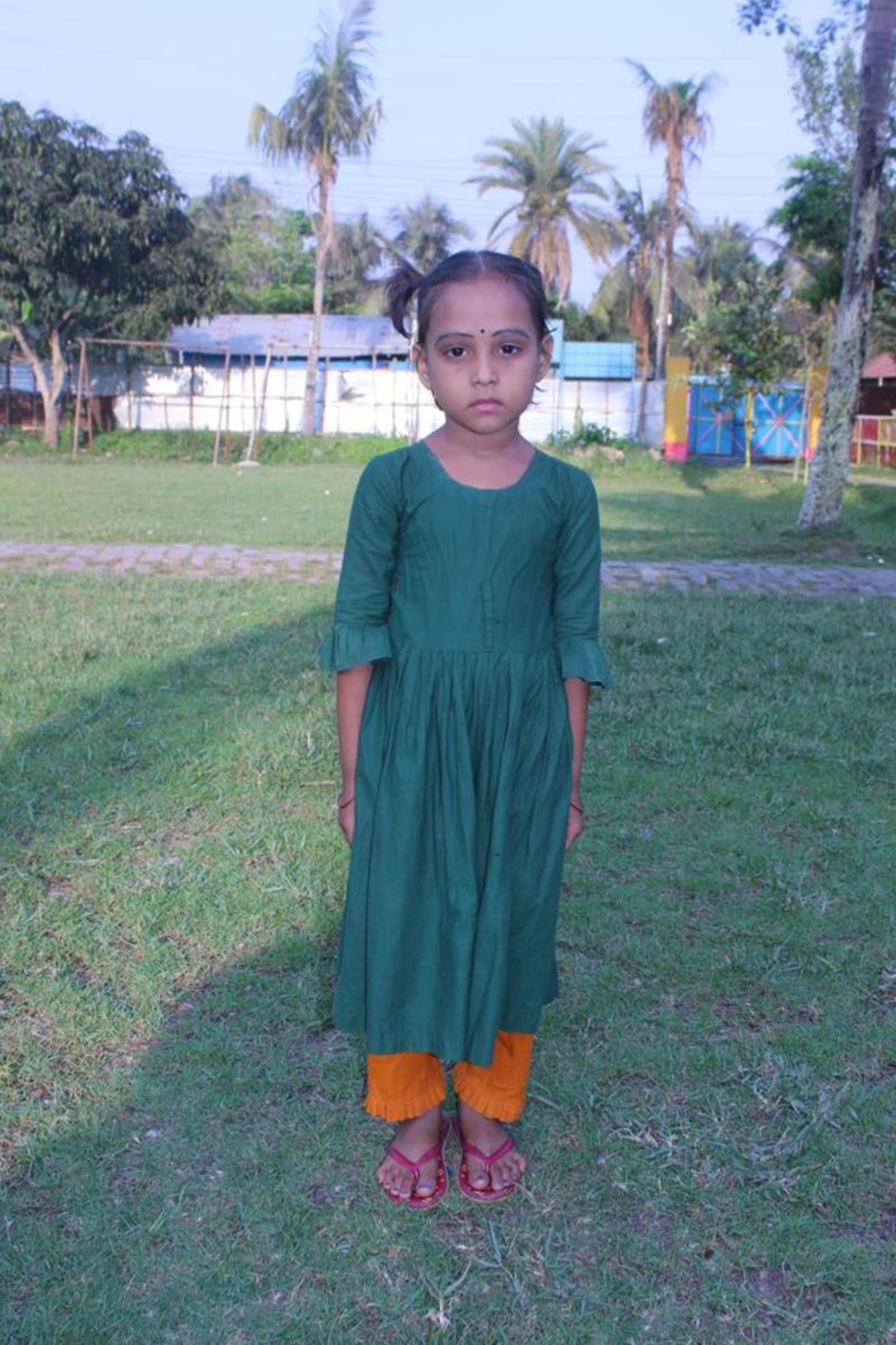 An unsponsored girl named Naima from Bangladesh who is vulnerable to exploitation and has waited 486 days for a sponsor.
