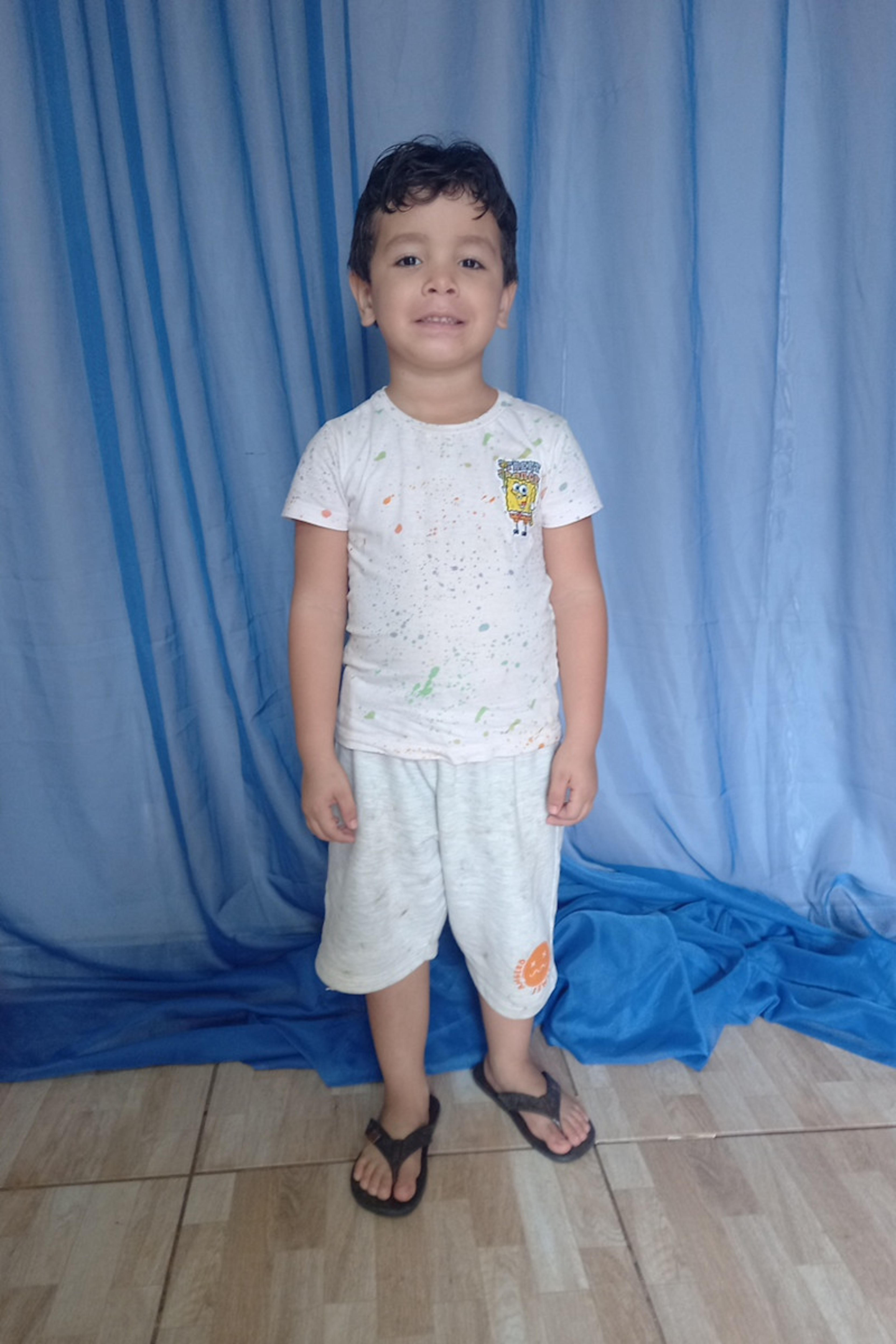 An unsponsored boy named Thyago Afonso from Brazil who has waited 540 days for a sponsor.