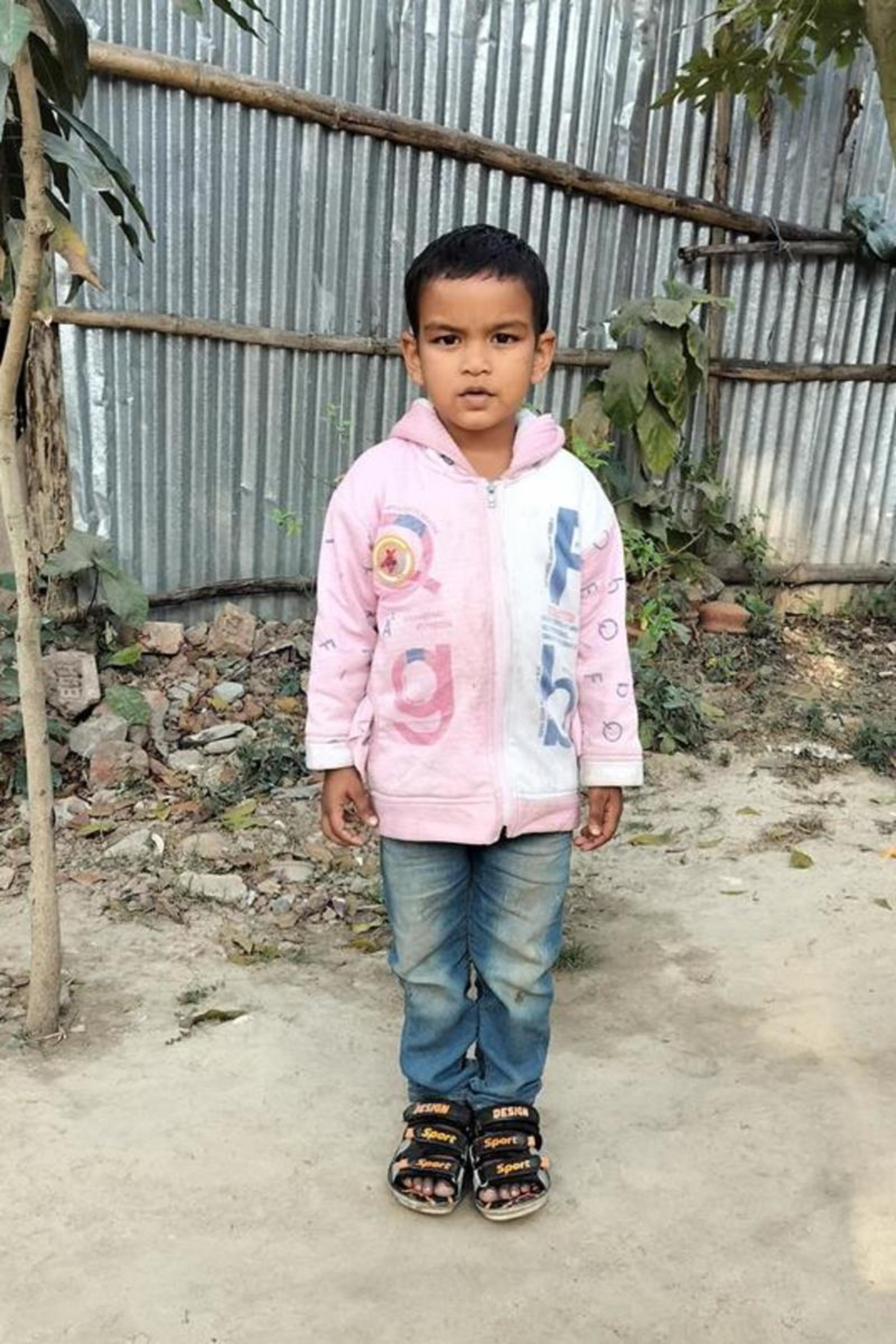 An unsponsored boy named Rudra from Bangladesh who is vulnerable to exploitation and has waited 525 days for a sponsor.