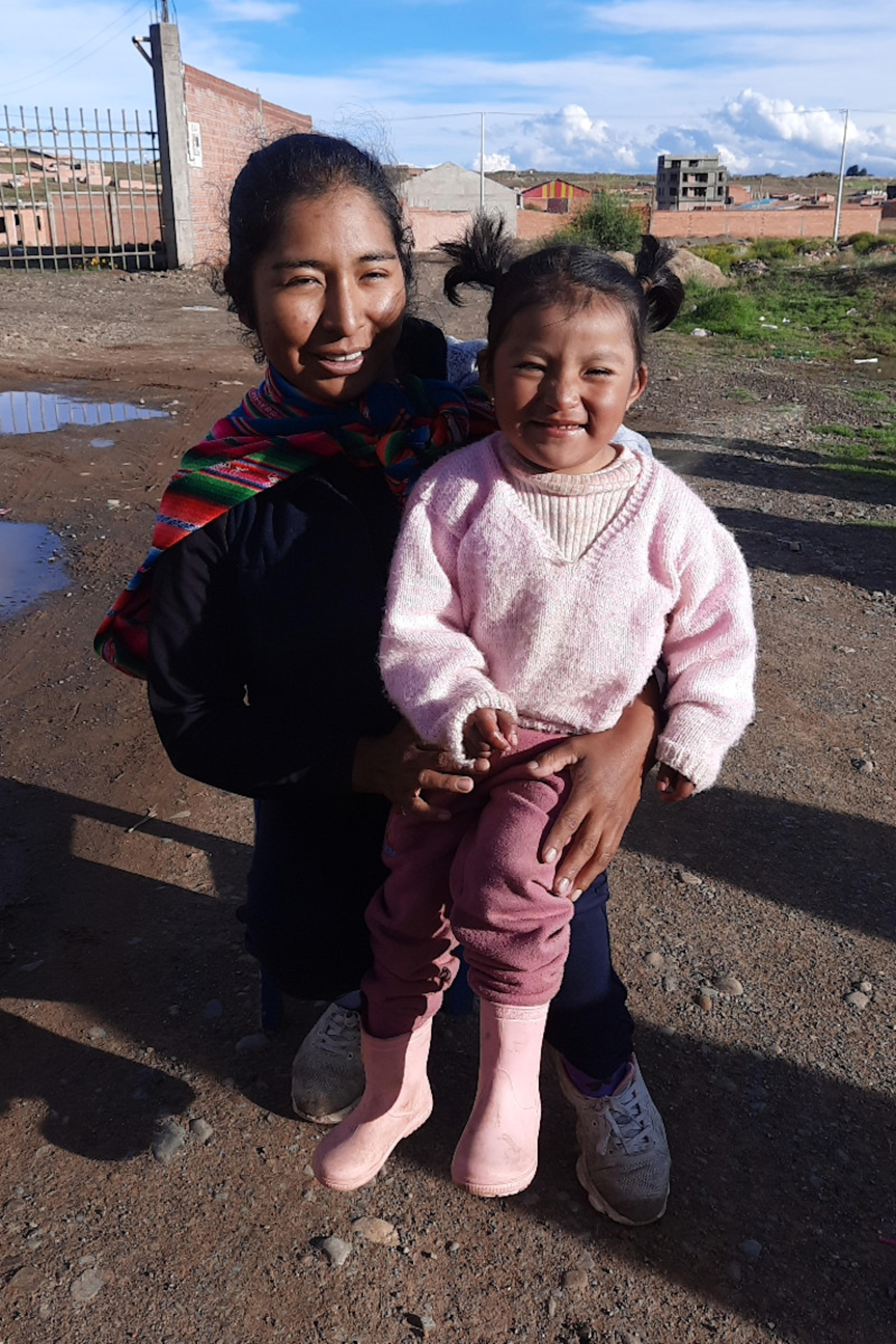 An unsponsored girl named Iris from Bolivia who has waited 539 days for a sponsor.