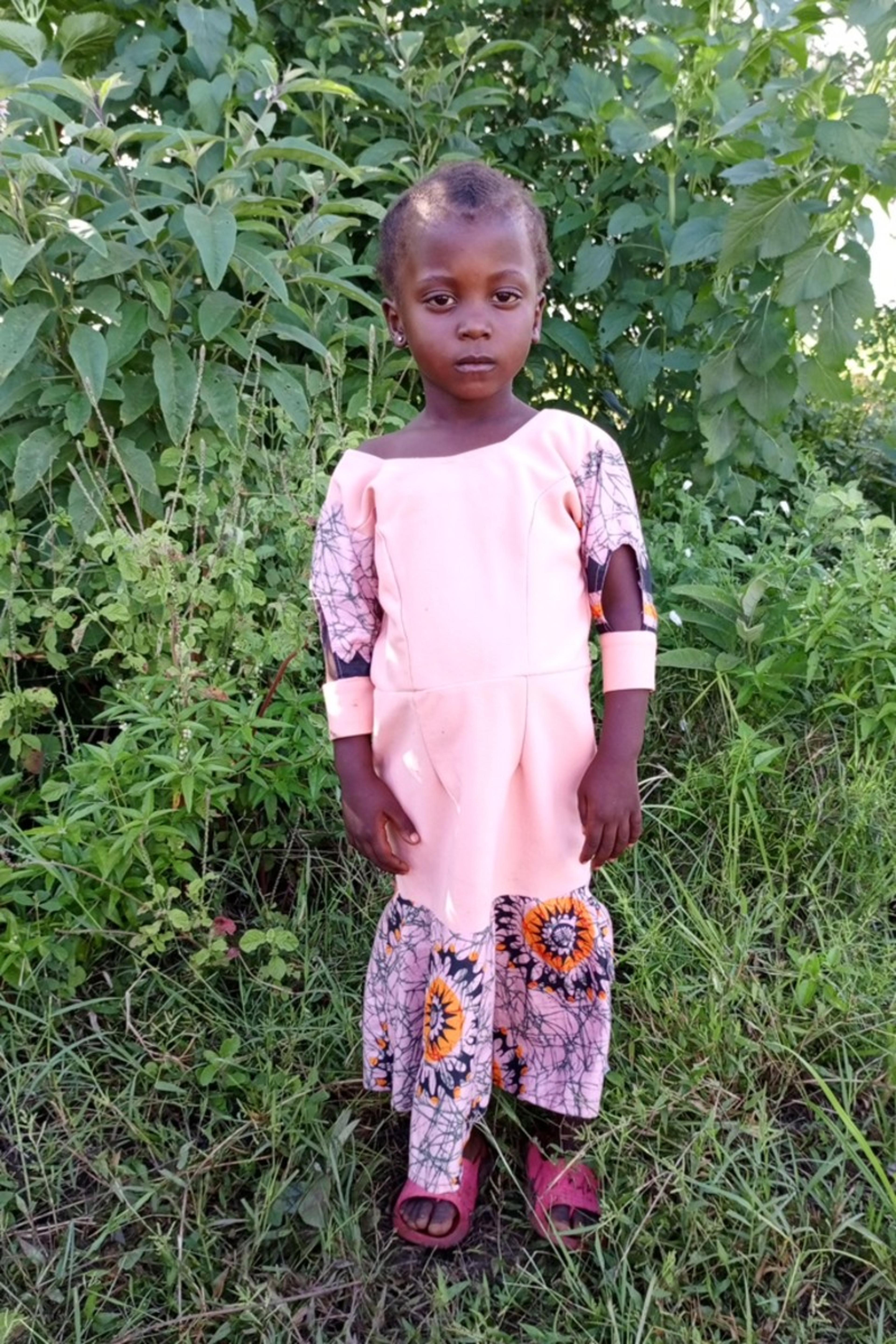 An unsponsored girl named Sarafina from Kenya who lives in an AIDS-affected area and has waited 535 days for a sponsor.