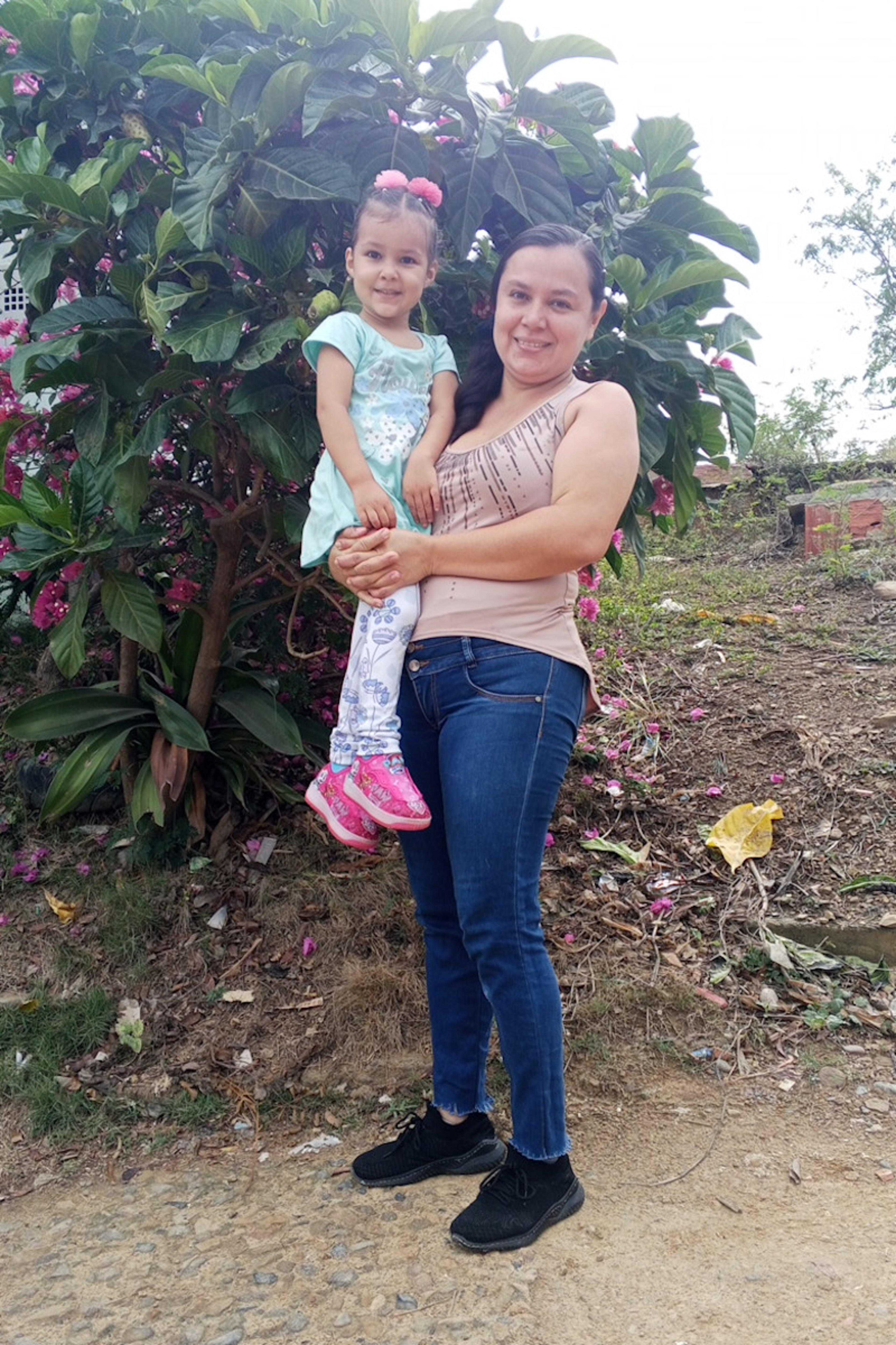 An unsponsored girl named Luciana from Colombia who has waited 500 days for a sponsor.