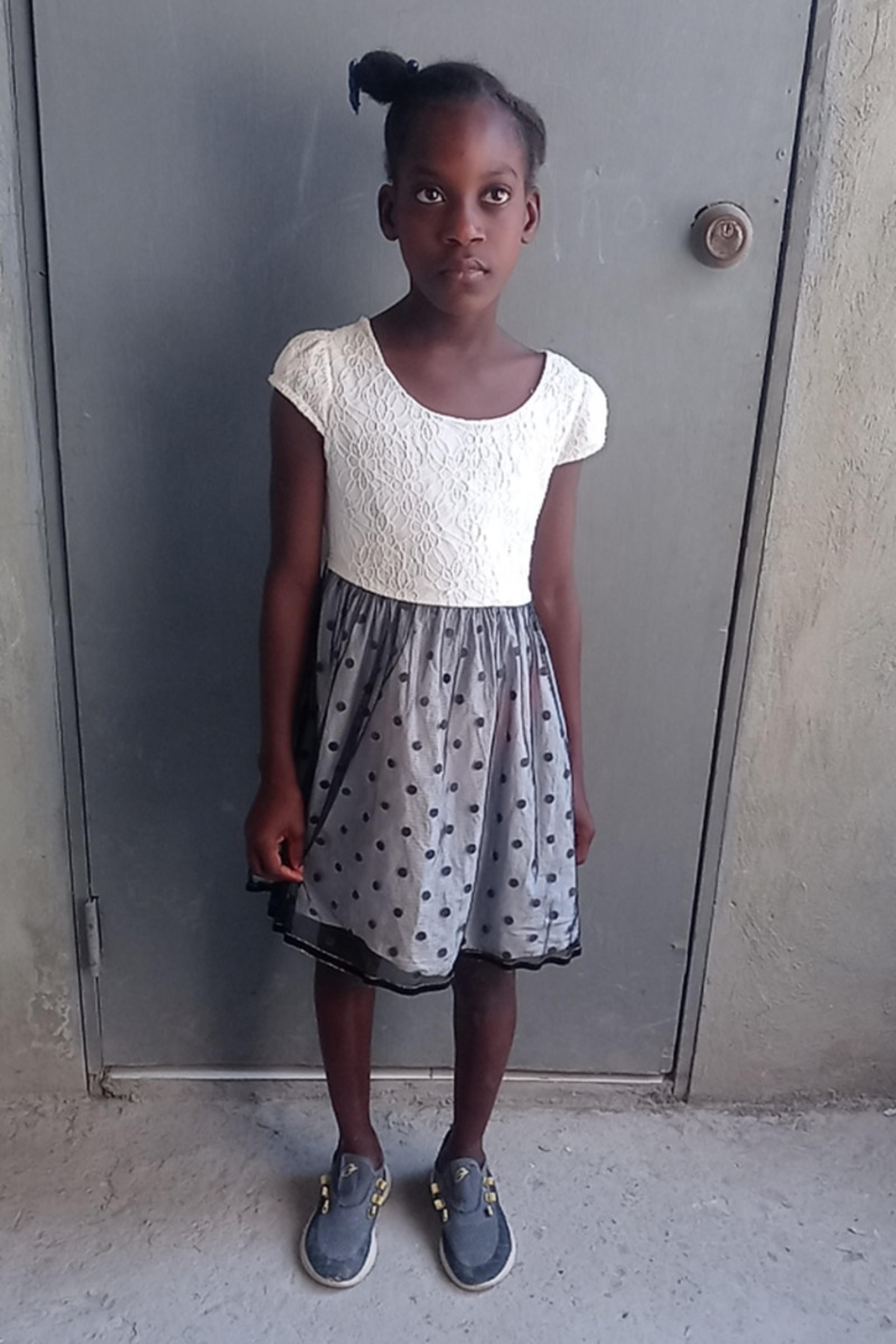 An unsponsored girl named Lelene from Haiti who is vulnerable to exploitation and has waited 301 days for a sponsor.
