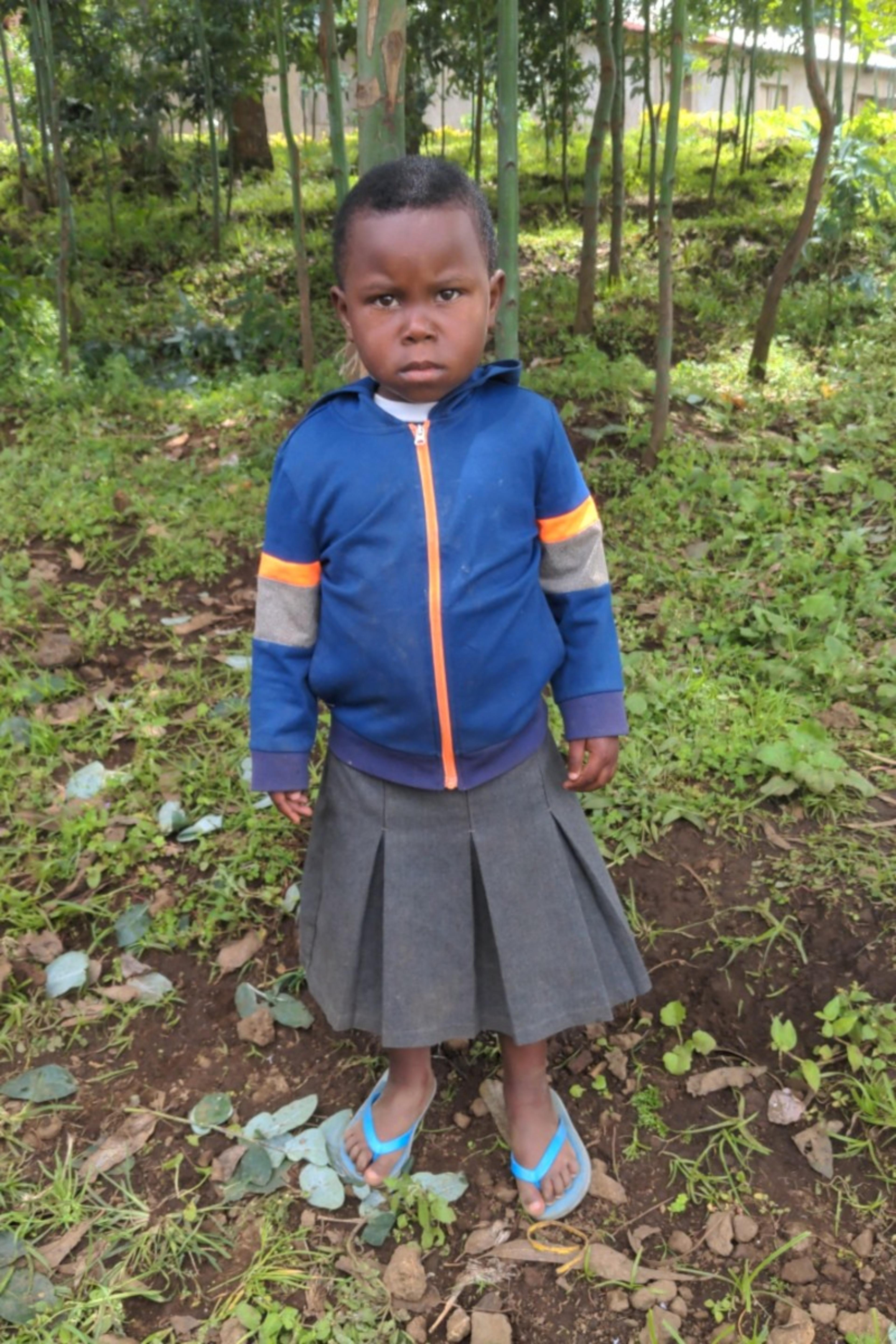 An unsponsored girl named Feza from Rwanda who lives in an AIDS-affected area, is vulnerable to exploitation and has waited 481 days for a sponsor.