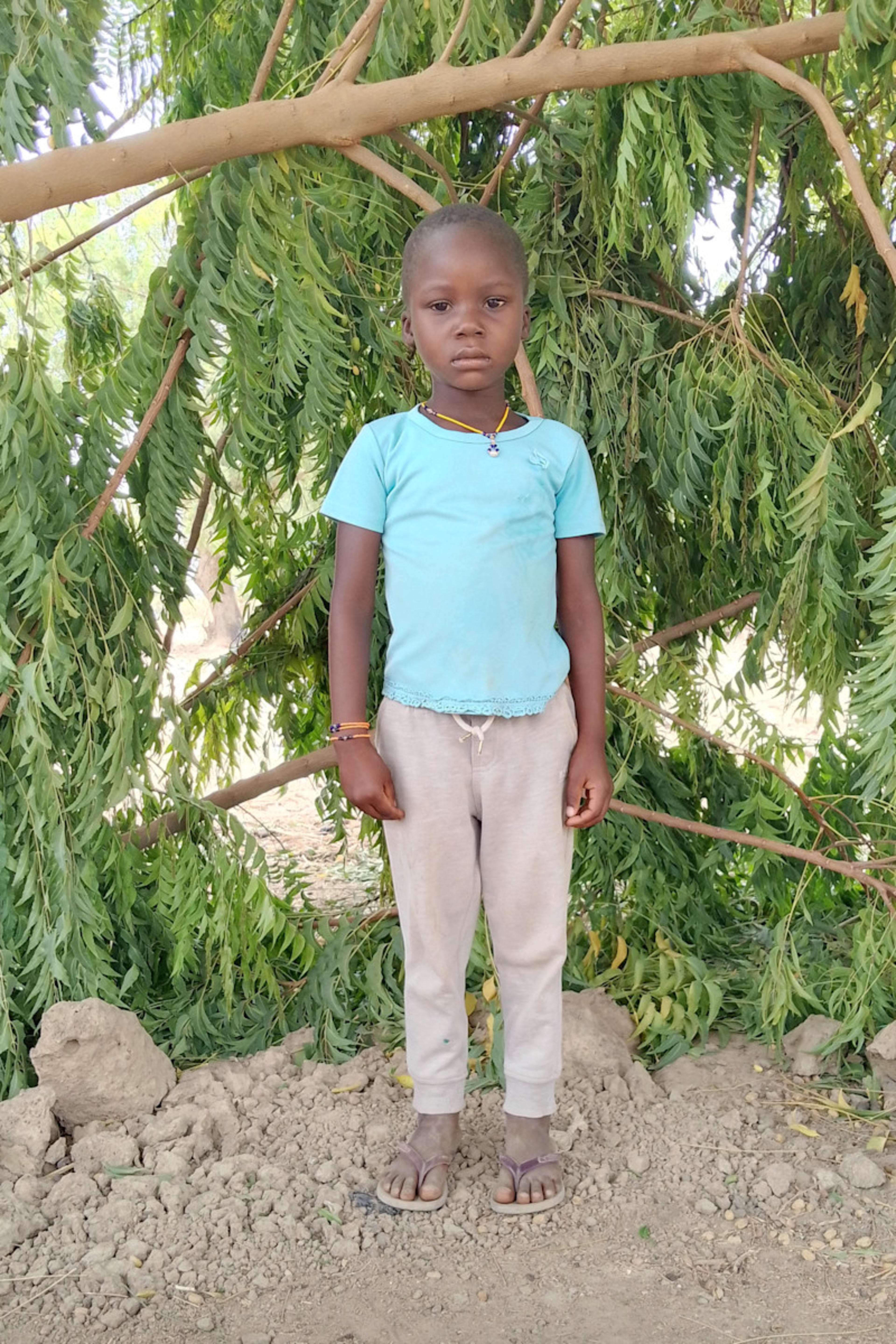 An unsponsored girl named Franceline from Burkina Faso who lives in an AIDS-affected area, is vulnerable to exploitation and has waited 494 days for a sponsor.