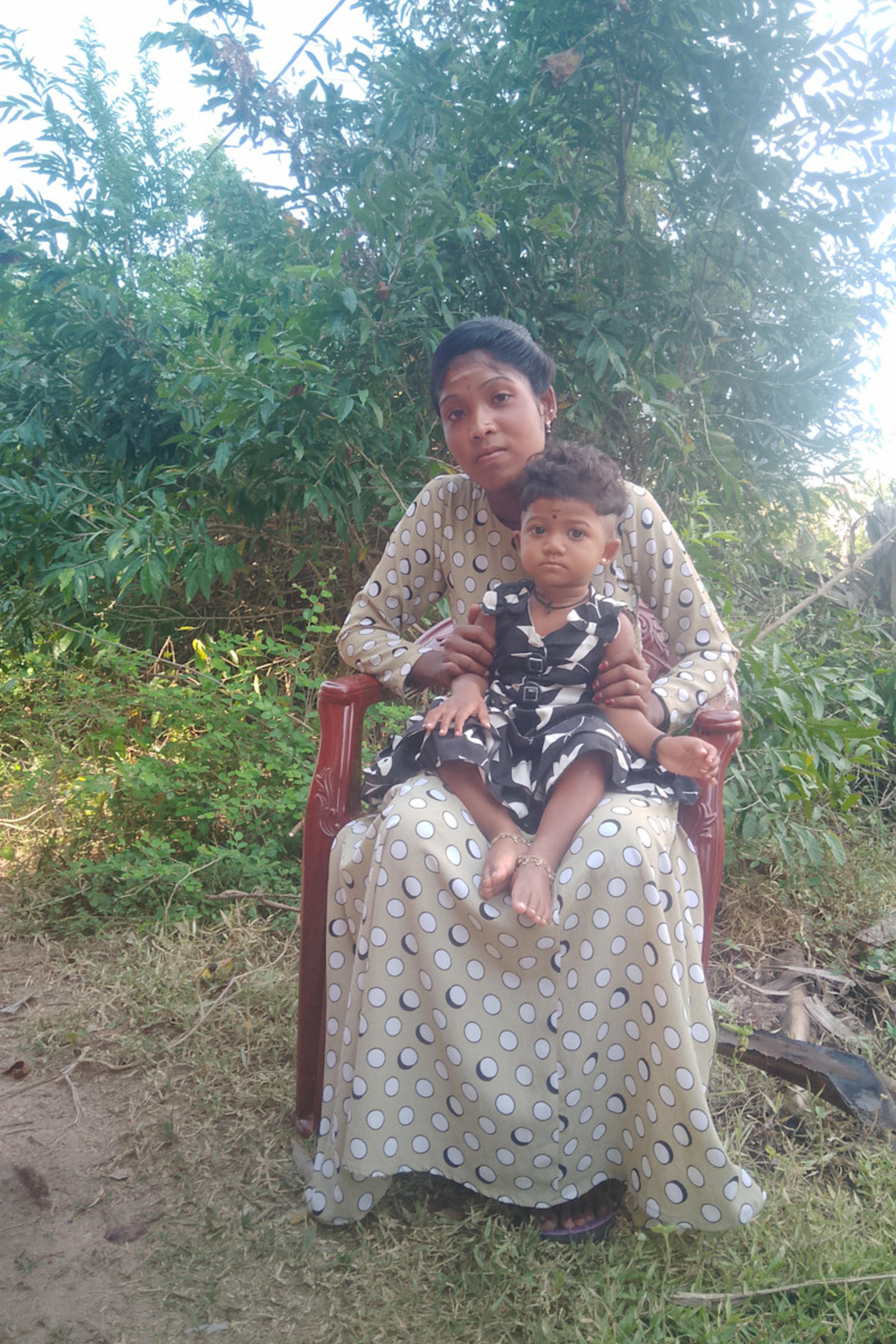 An unsponsored girl named Sasmi from Sri Lanka who has waited 526 days for a sponsor.