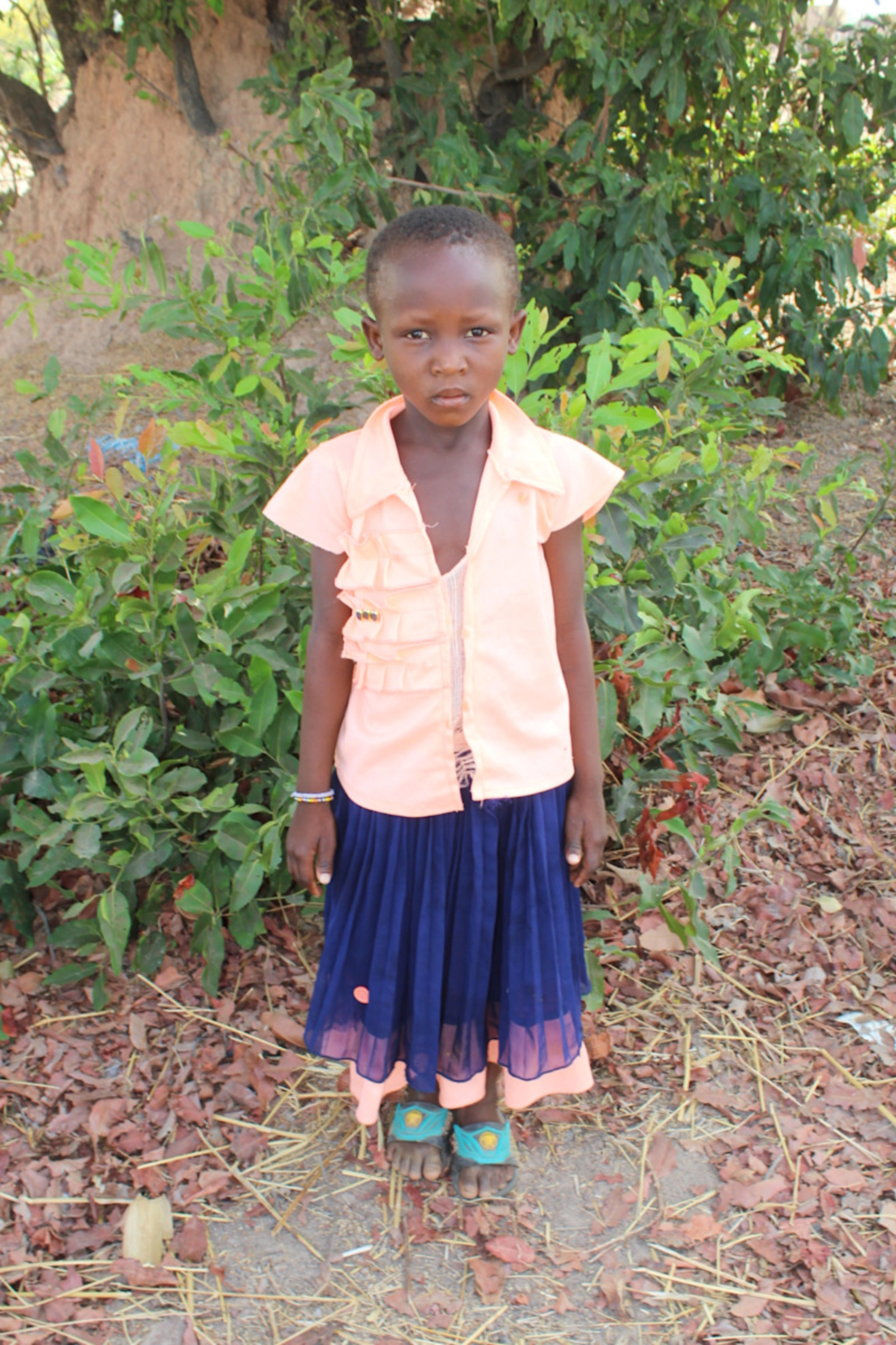 An unsponsored girl named Balkissa from Burkina Faso who lives in an AIDS-affected area, is vulnerable to exploitation and has waited 525 days for a sponsor.