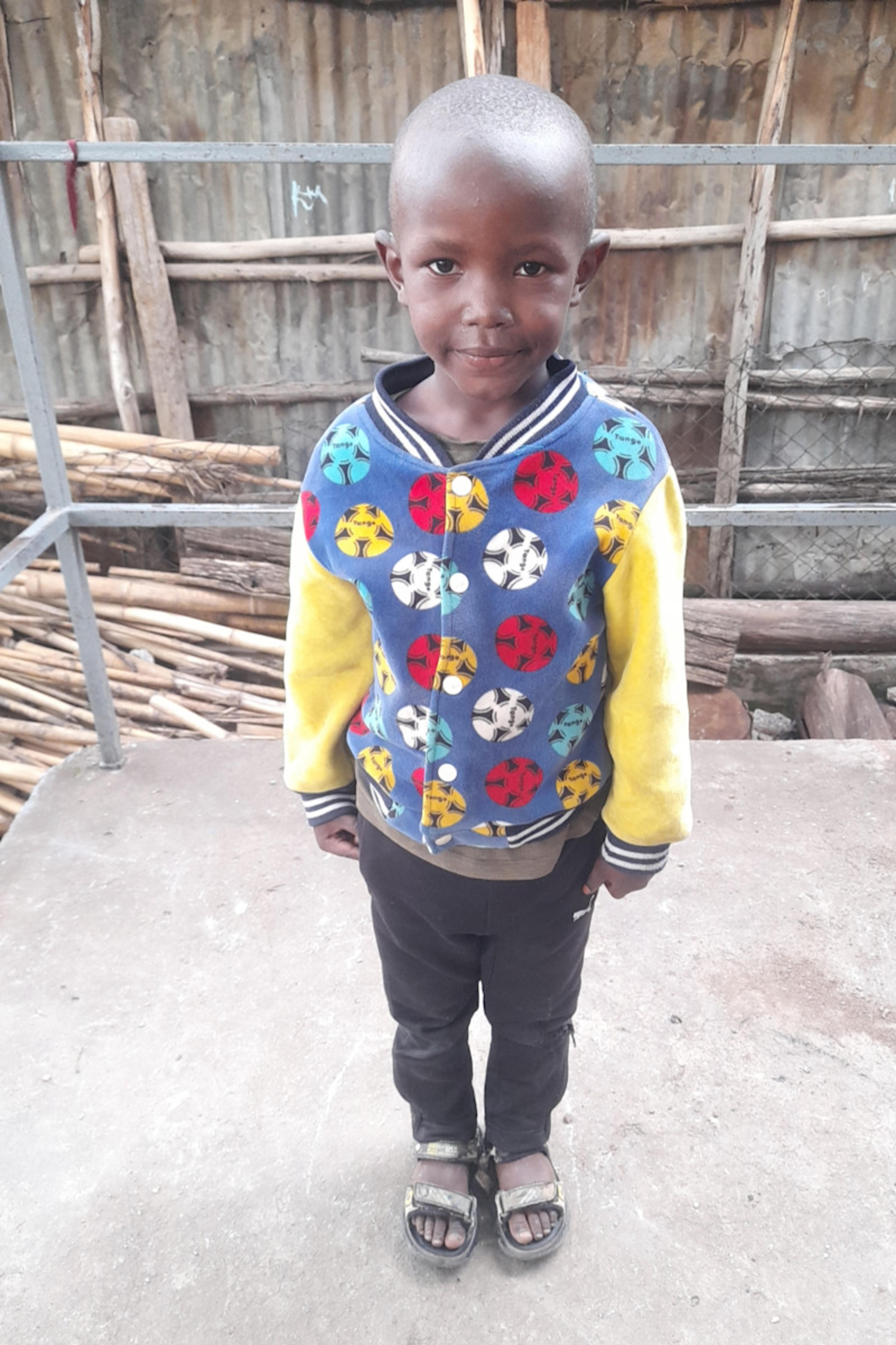An unsponsored boy named Benjamin from Kenya who lives in an AIDS-affected area and has waited 482 days for a sponsor.