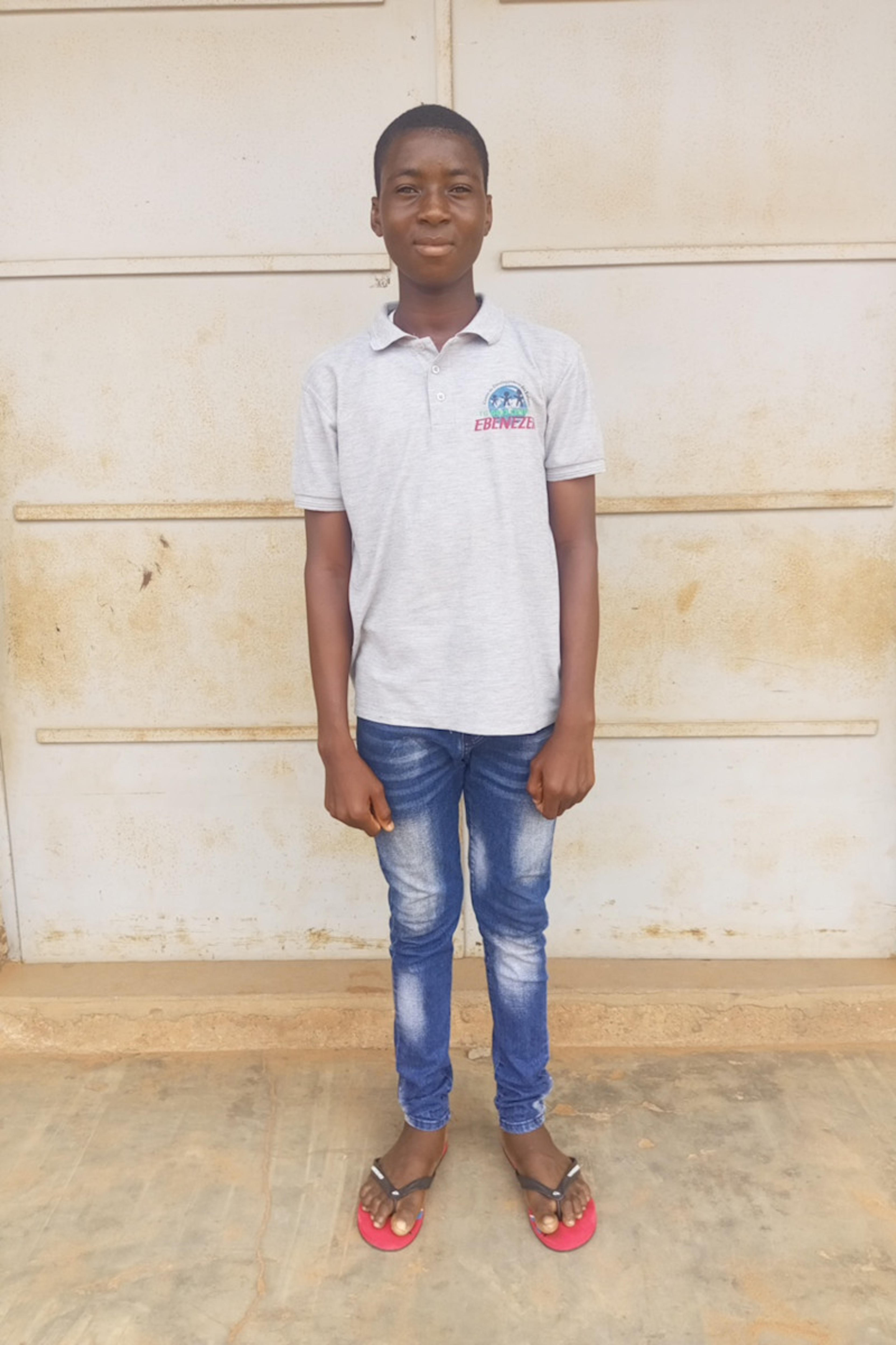 An unsponsored boy named Gislin from Togo who lives in an AIDS-affected area, is vulnerable to exploitation and has waited 40 days for a sponsor.