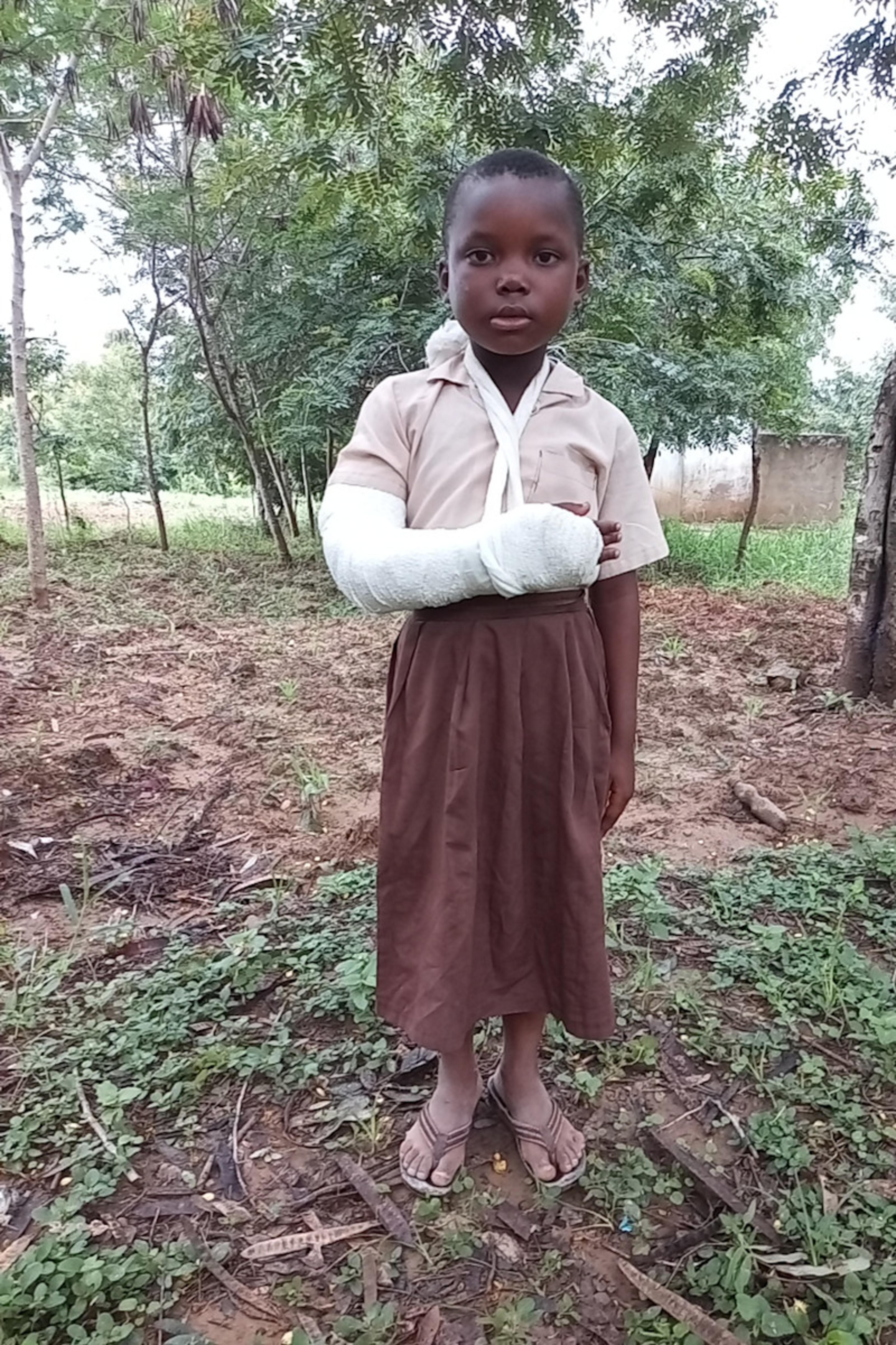 An unsponsored girl named Neema from Kenya who lives in an AIDS-affected area and has waited 528 days for a sponsor.